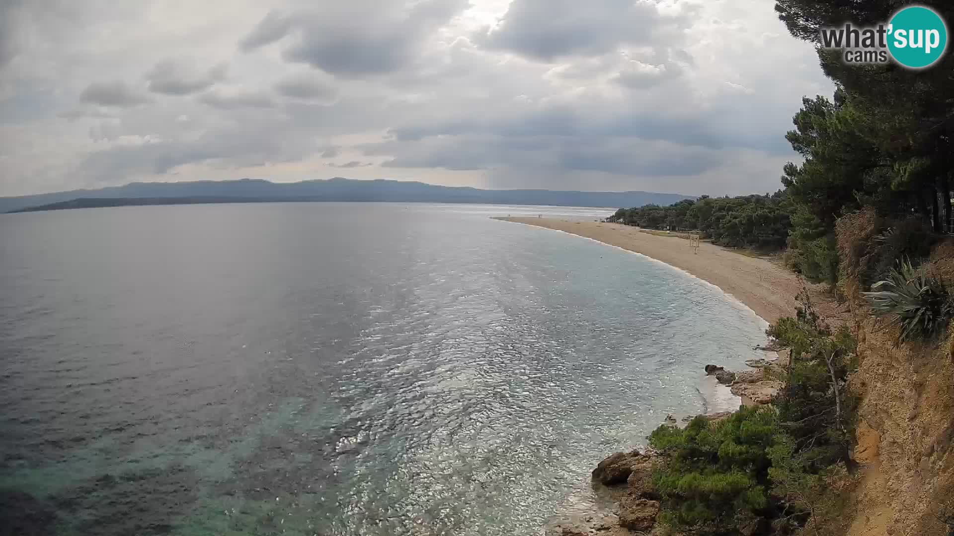 Webcam Zlatni Rat Bol – Liveblick vom berühmten Strand auf Brač