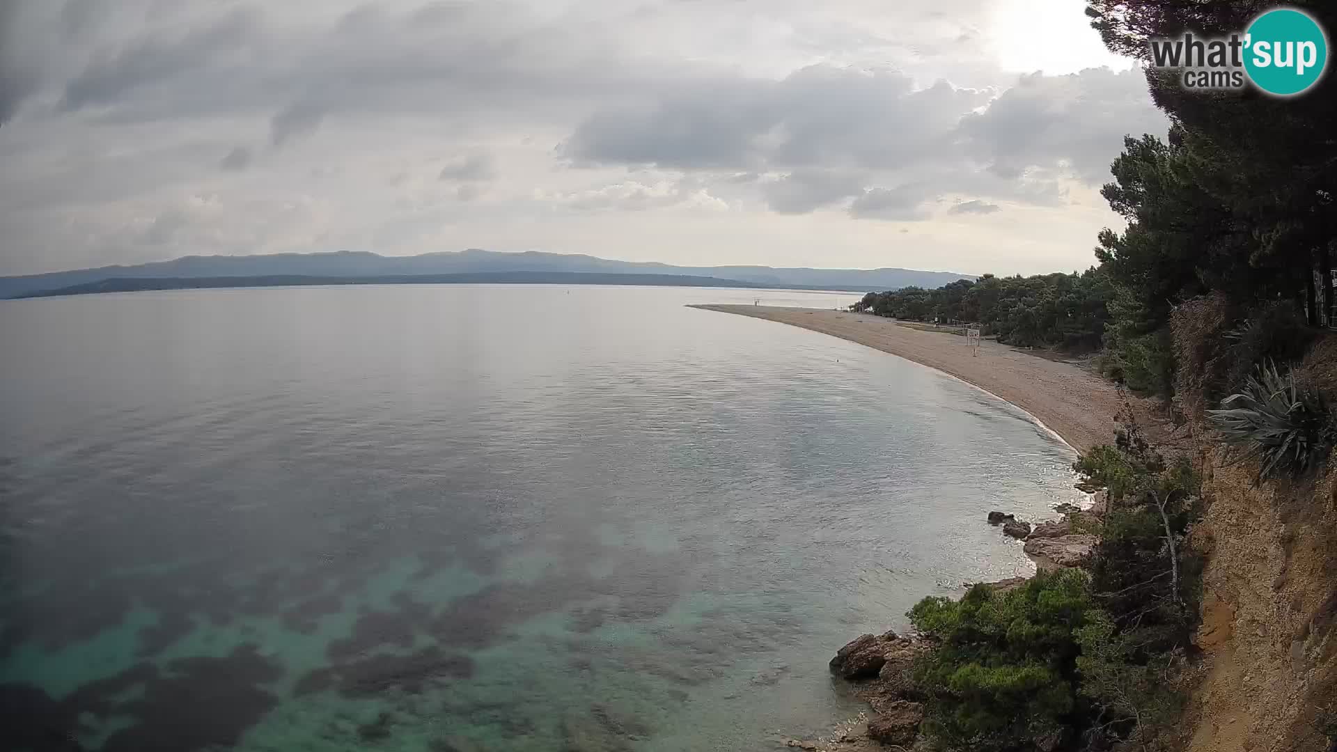 Webcam Zlatni Rat Bol – Liveblick vom berühmten Strand auf Brač