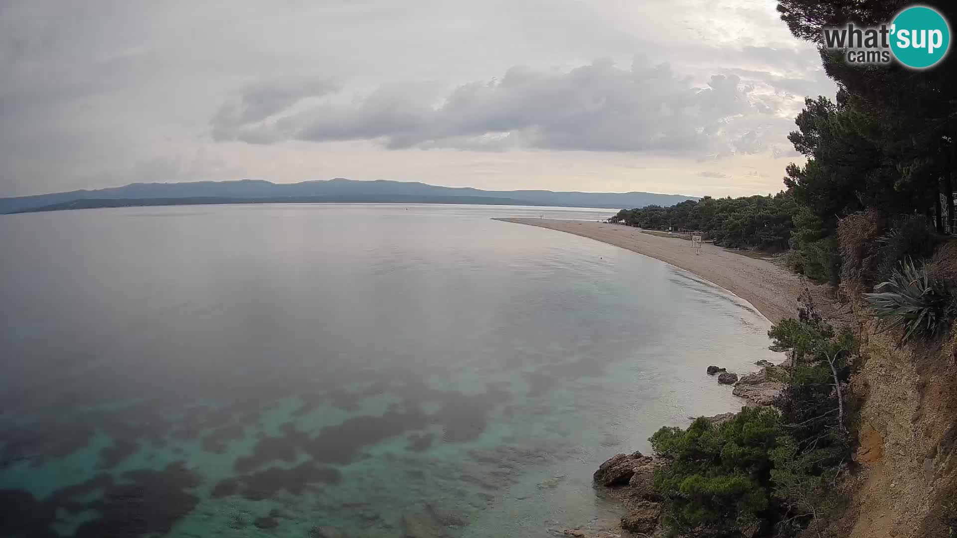 Webcam Zlatni Rat Bol – Liveblick vom berühmten Strand auf Brač