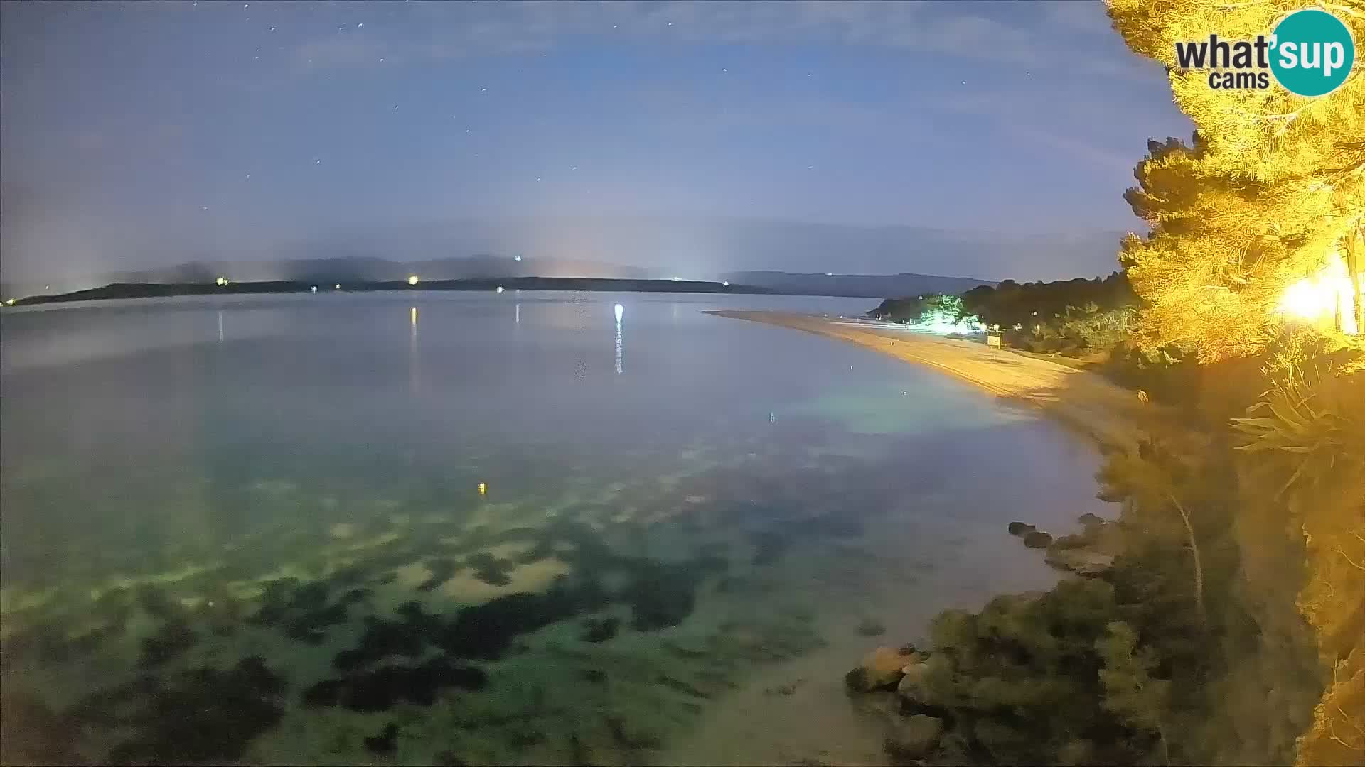 Webcam Zlatni Rat Bol – Liveblick vom berühmten Strand auf Brač