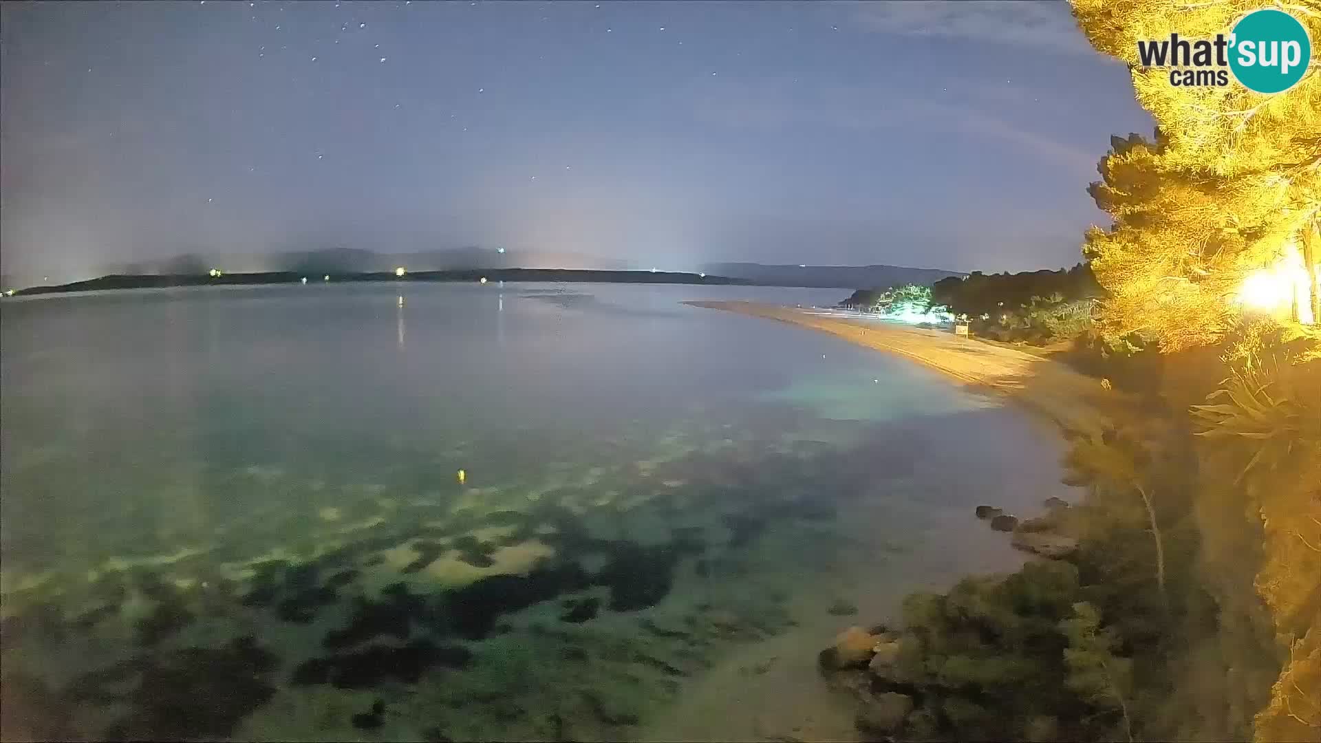 Webcam Bol Zlatni Rat – Vista en vivo desde la isla de Brač