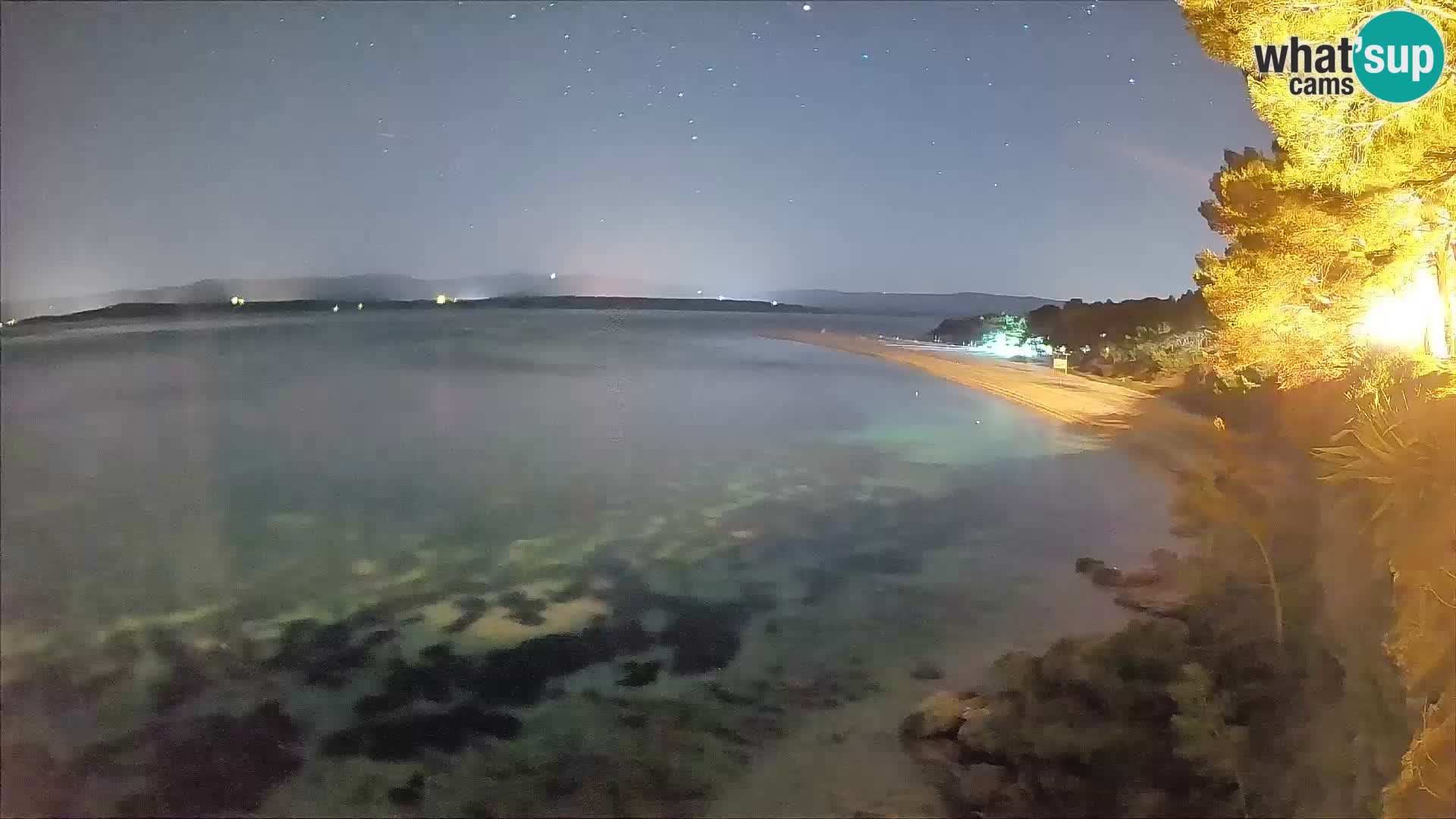 Webcam Bol Zlatni Rat – Vista en vivo desde la isla de Brač