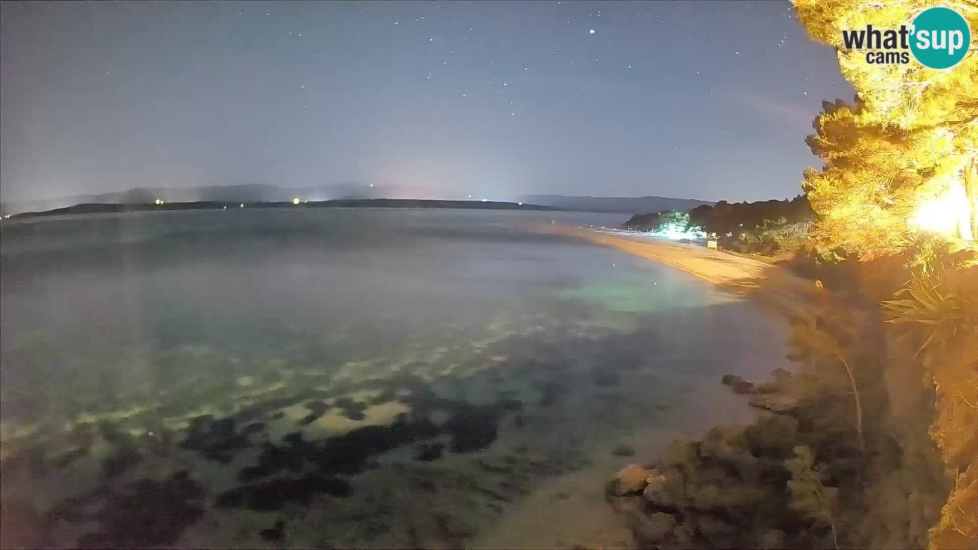 Webcam Bol Zlatni Rat – Vista en vivo desde la isla de Brač