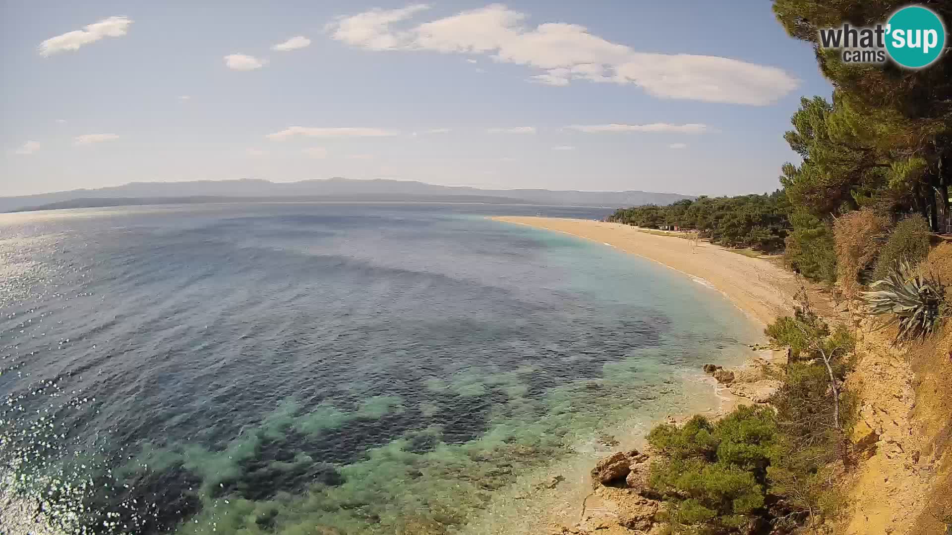 Webcam Bol Zlatni Rat – Vue en direct depuis l’île de Brač