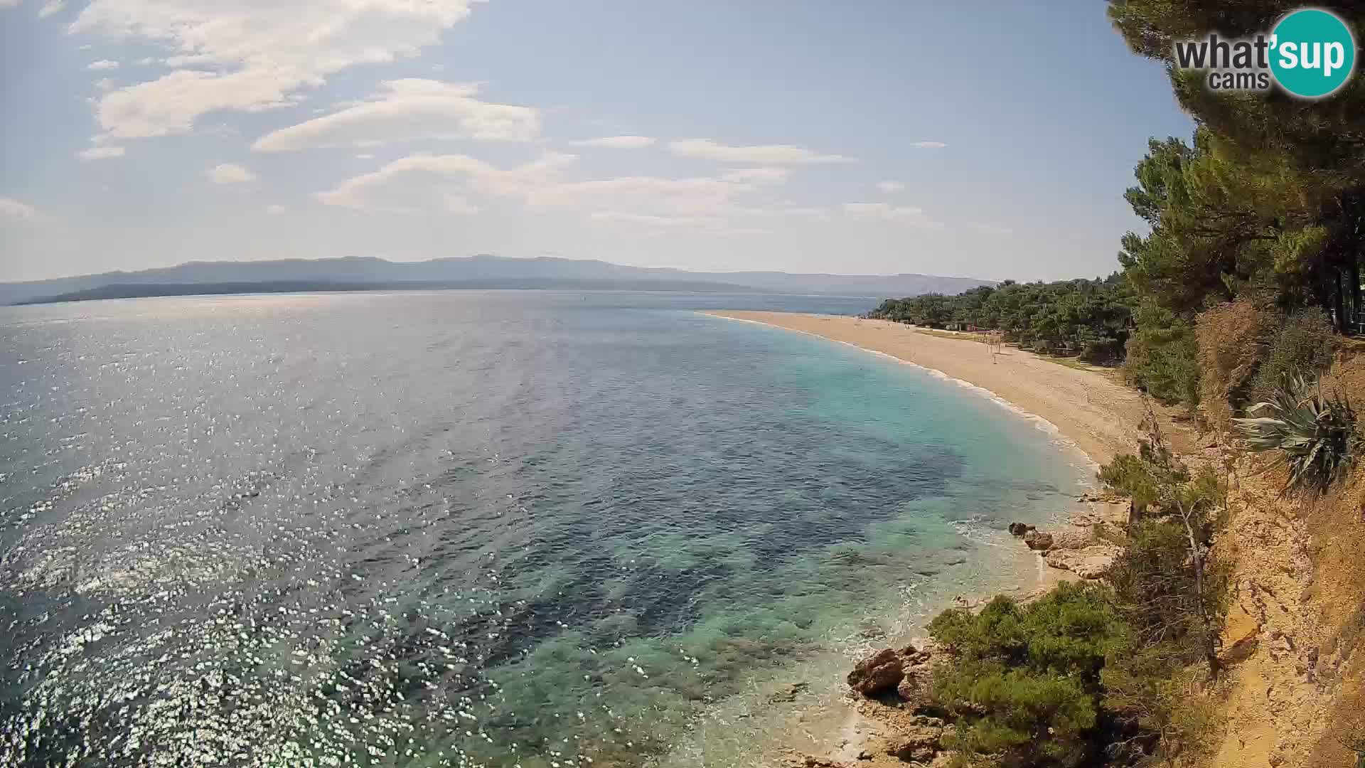 Web kamera Bol Zlatni Rat – Pogled uživo s otoka Brača