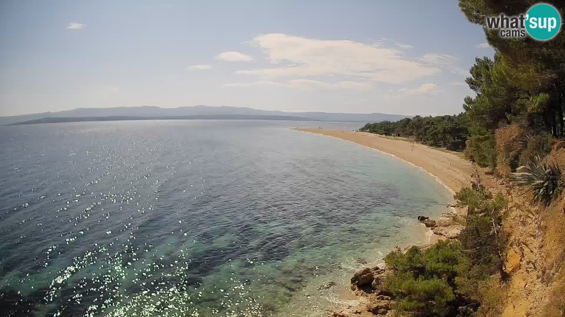 Web kamera Bol Zlatni Rat – Pogled uživo s otoka Brača
