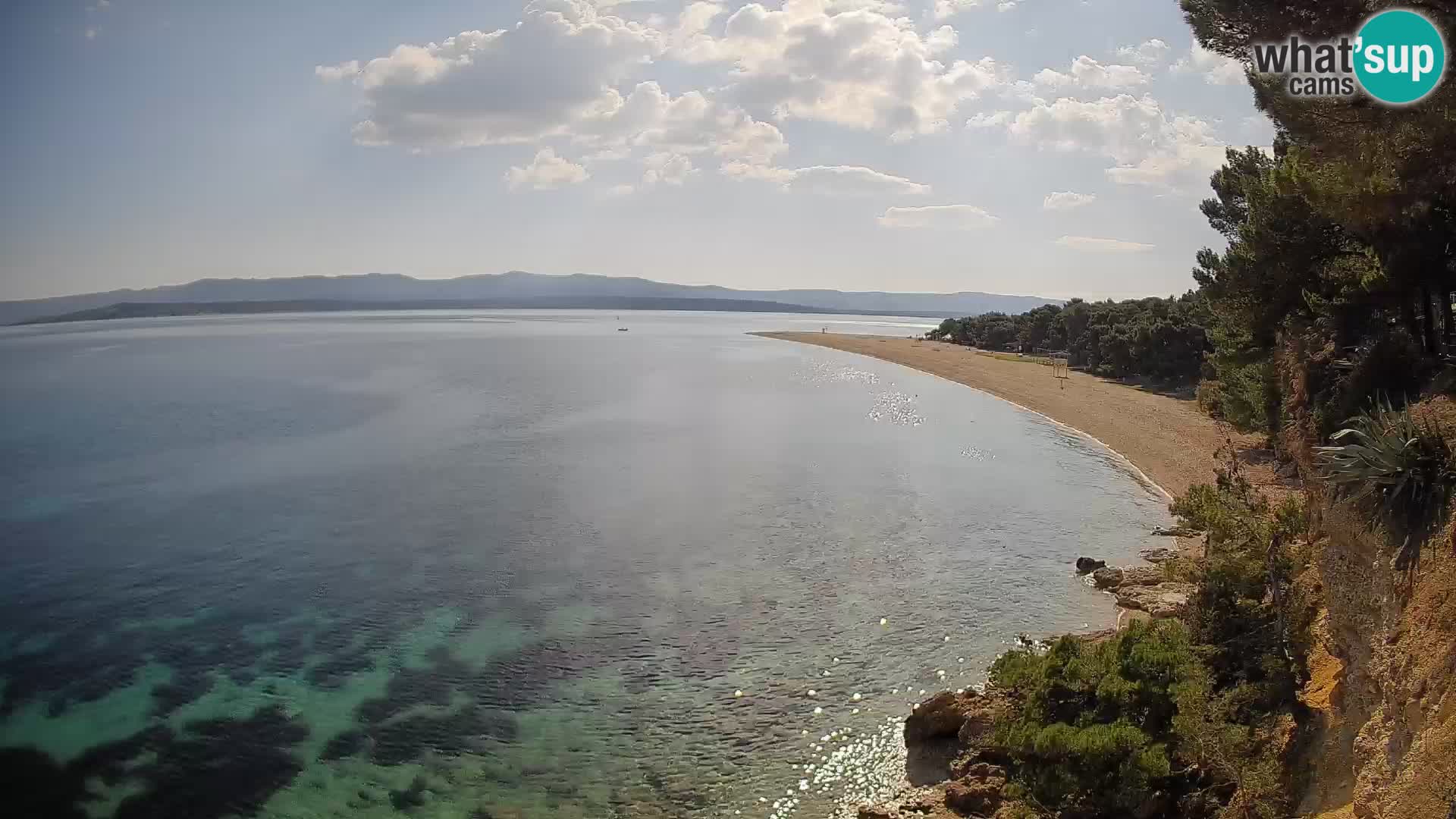 Web kamera Bol Zlatni Rat – Pogled uživo s otoka Brača