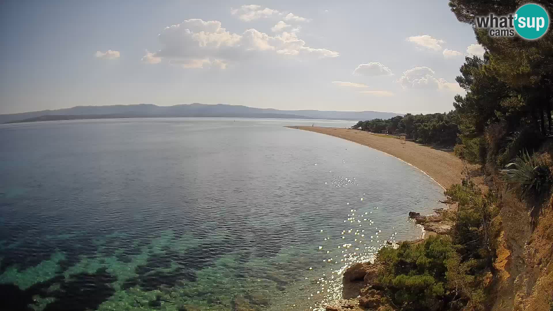 Web kamera Bol Zlatni Rat – Pogled uživo s otoka Brača