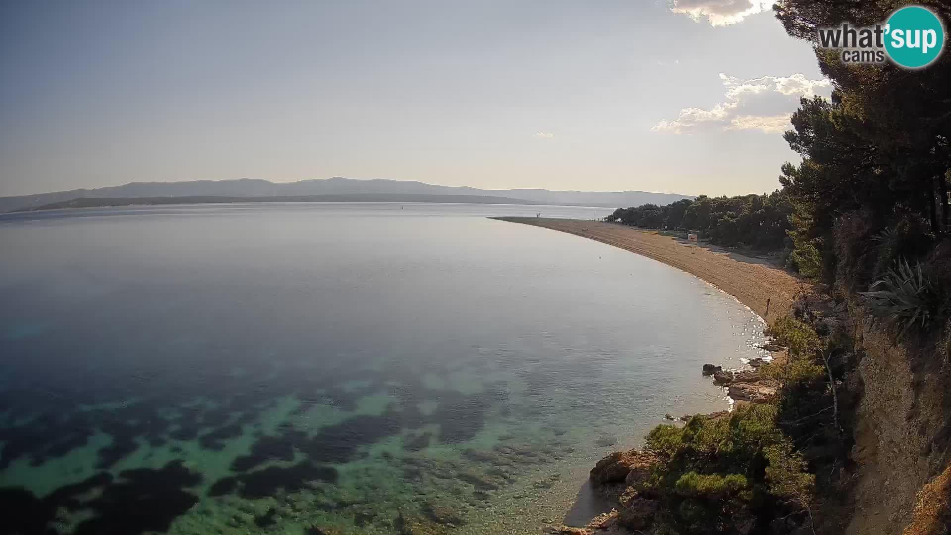 Webcam Bol Zlatni Rat – Vue en direct depuis l’île de Brač
