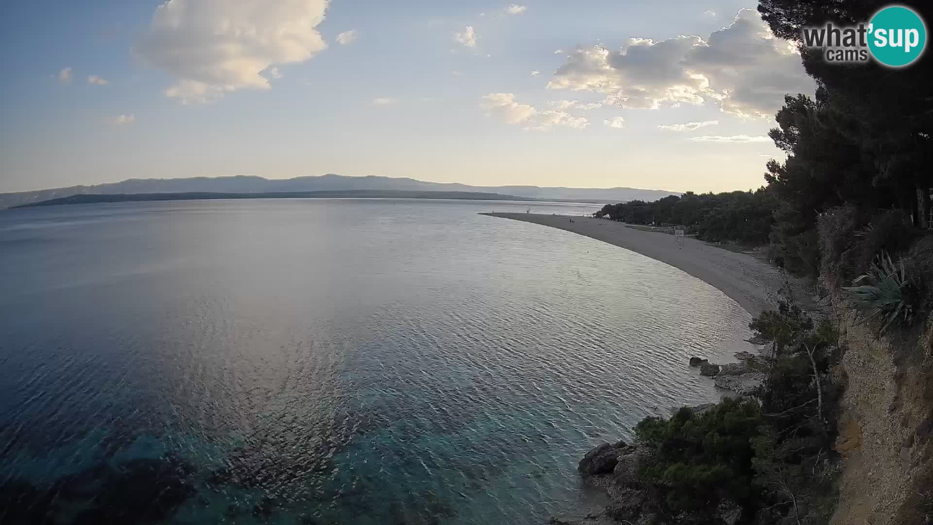 Webcam Zlatni Rat Bol – Liveblick vom berühmten Strand auf Brač