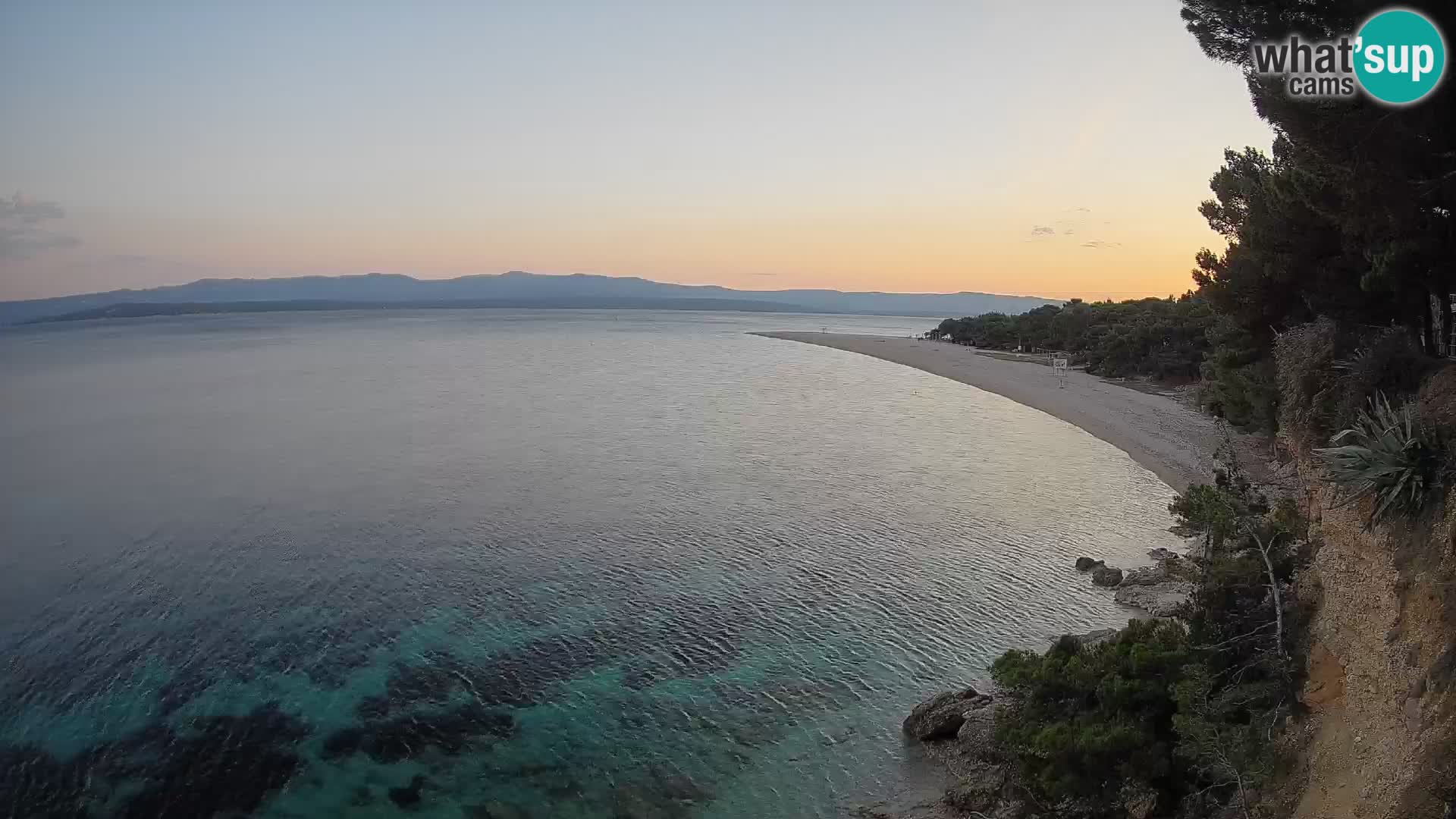 Webcam Zlatni Rat Bol – Liveblick vom berühmten Strand auf Brač