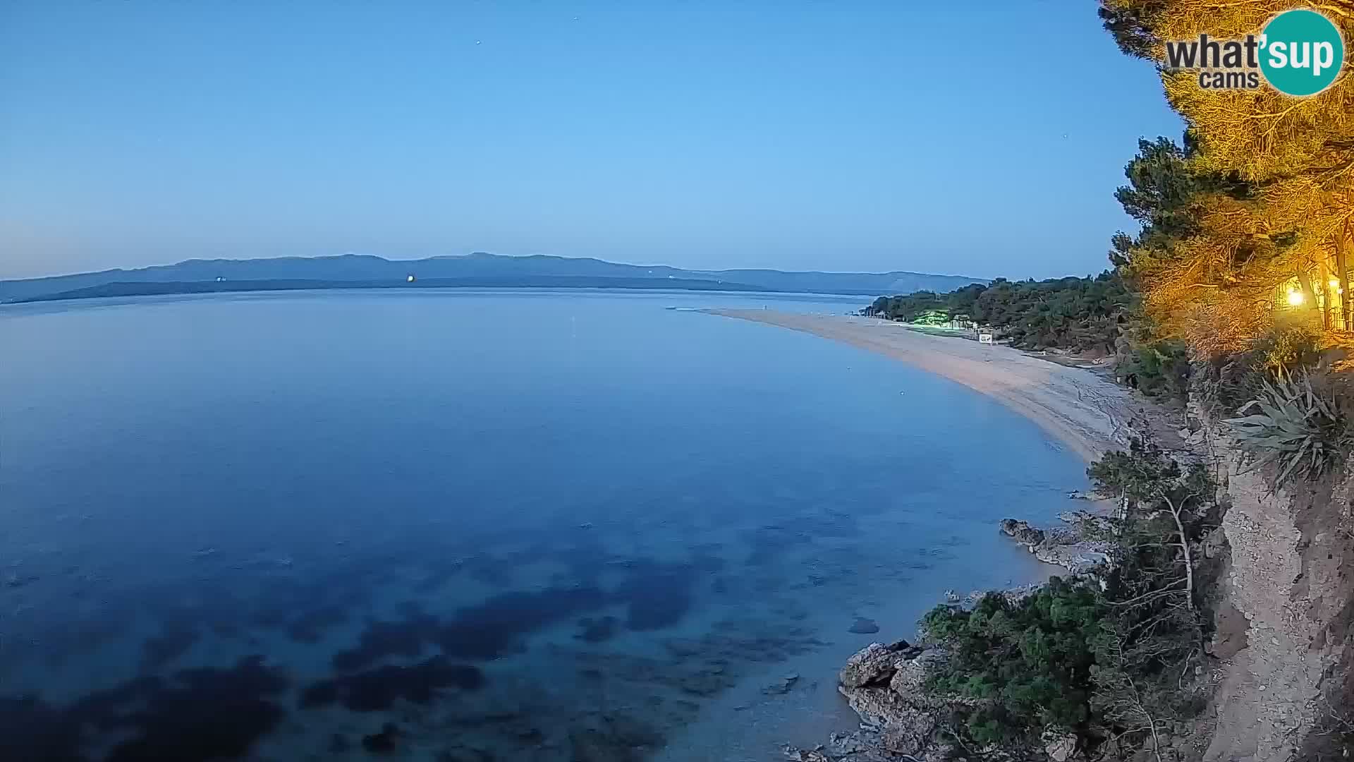 Webcam Zlatni Rat Bol – Liveblick vom berühmten Strand auf Brač