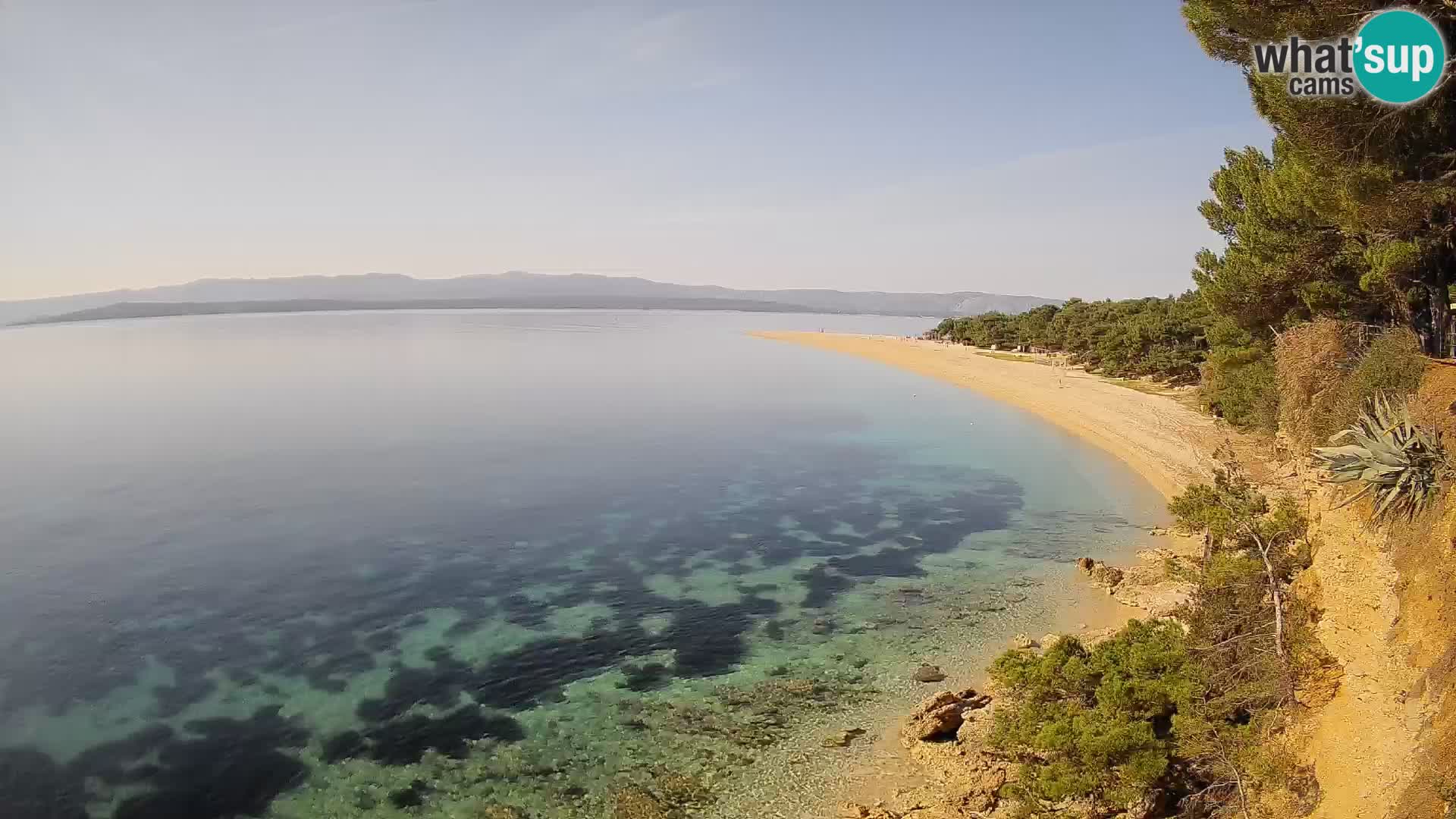 Spletna kamera Bol Zlatni Rat – Pogled v živo z otoka Brač