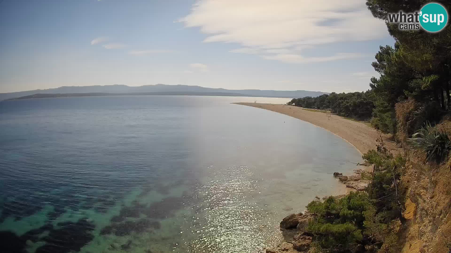 Web kamera Bol Zlatni Rat – Pogled uživo s otoka Brača