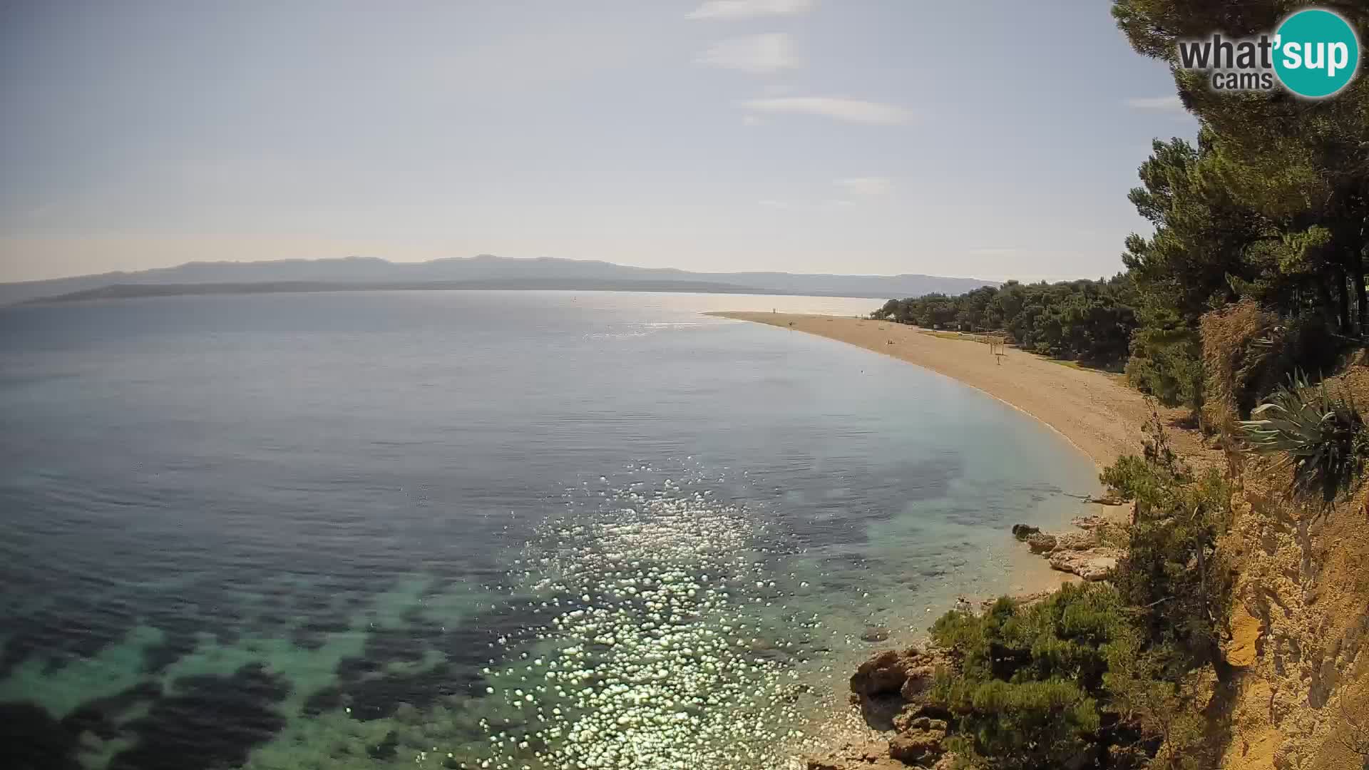Web kamera Bol Zlatni Rat – Pogled uživo s otoka Brača