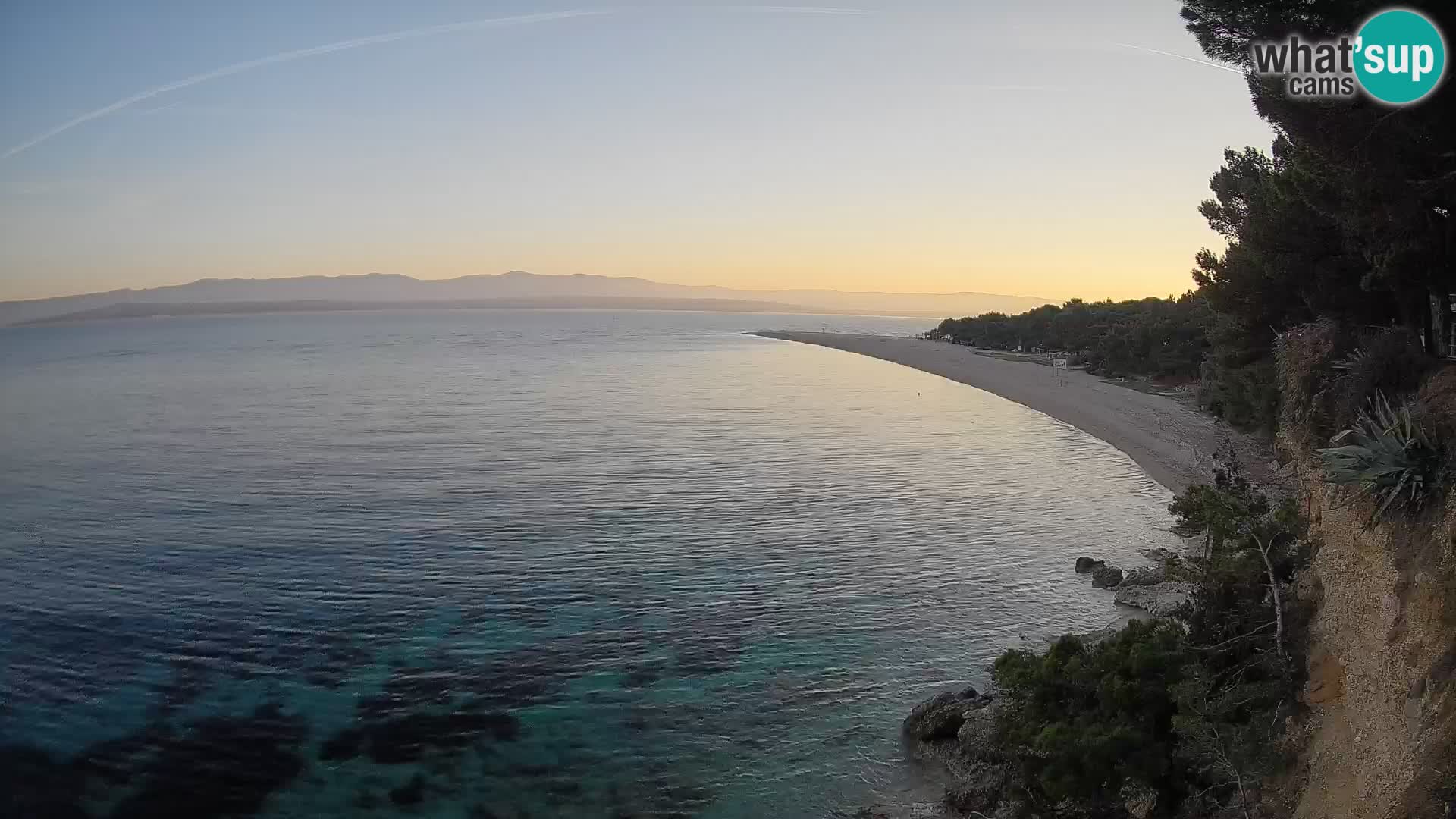 Webcam Bol Zlatni Rat – Vista en vivo desde la isla de Brač