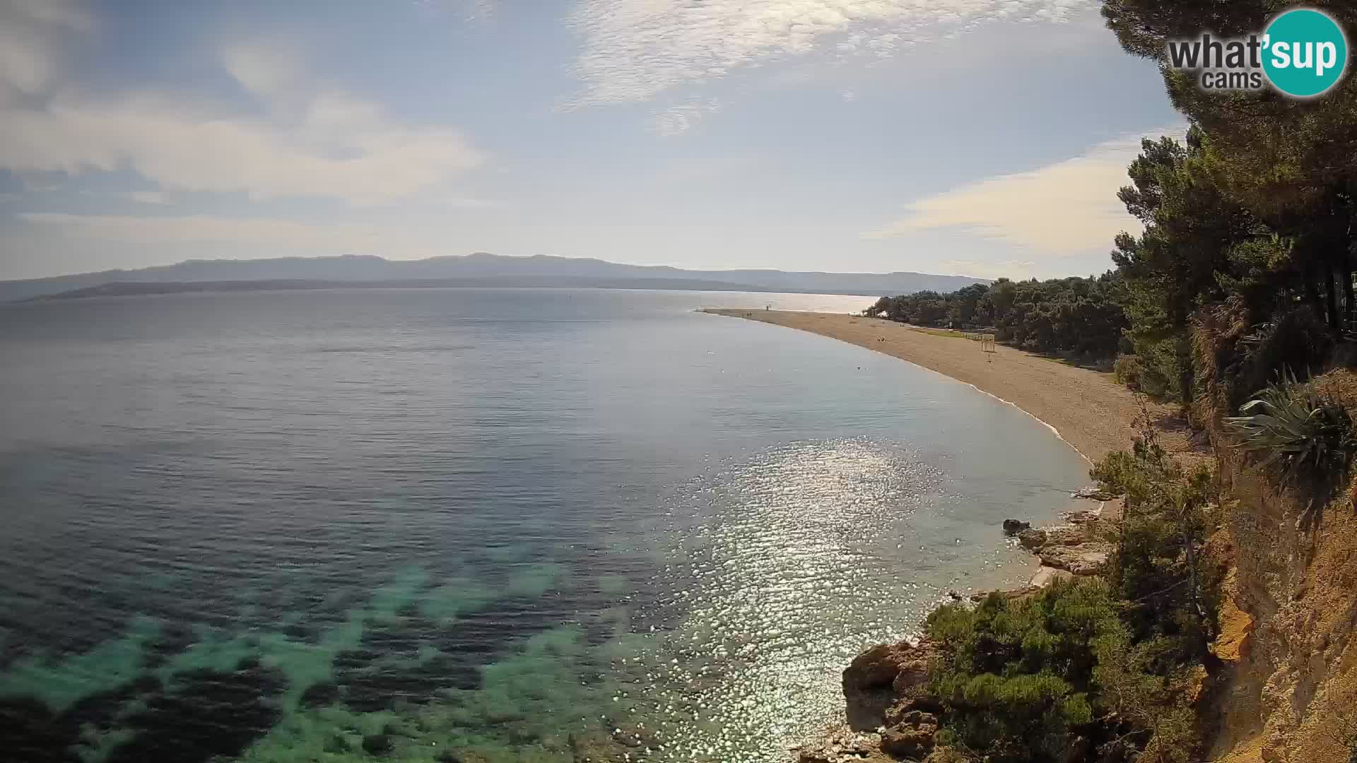 Web kamera Bol Zlatni Rat – Pogled uživo s otoka Brača