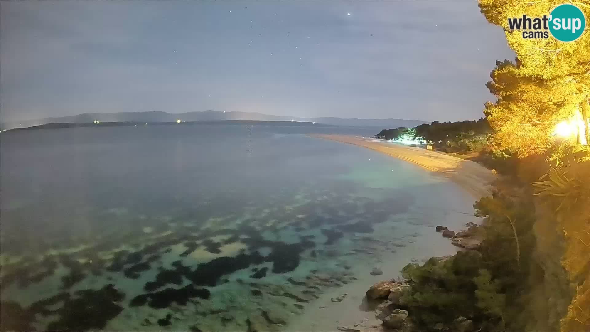Webcam Zlatni Rat Bol – Liveblick vom berühmten Strand auf Brač