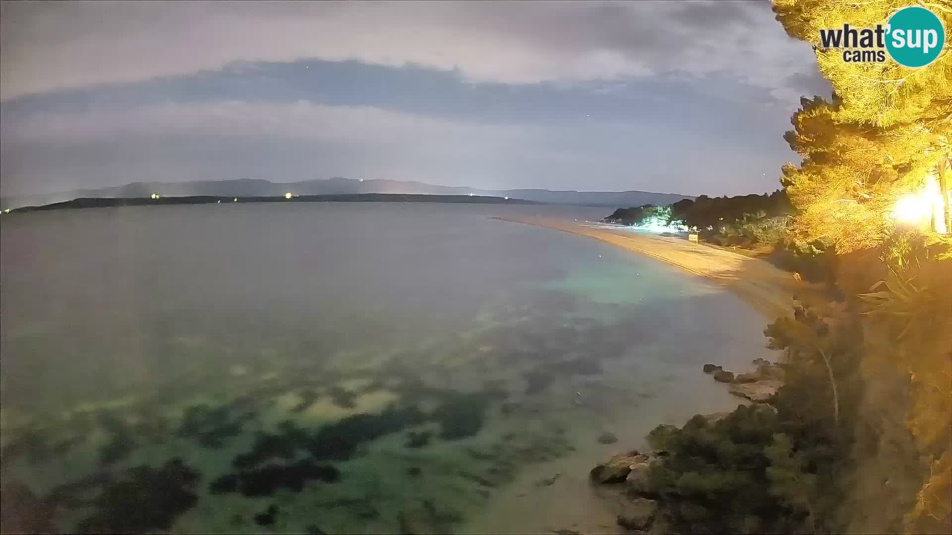 Webcam Bol Zlatni Rat – Vista en vivo desde la isla de Brač