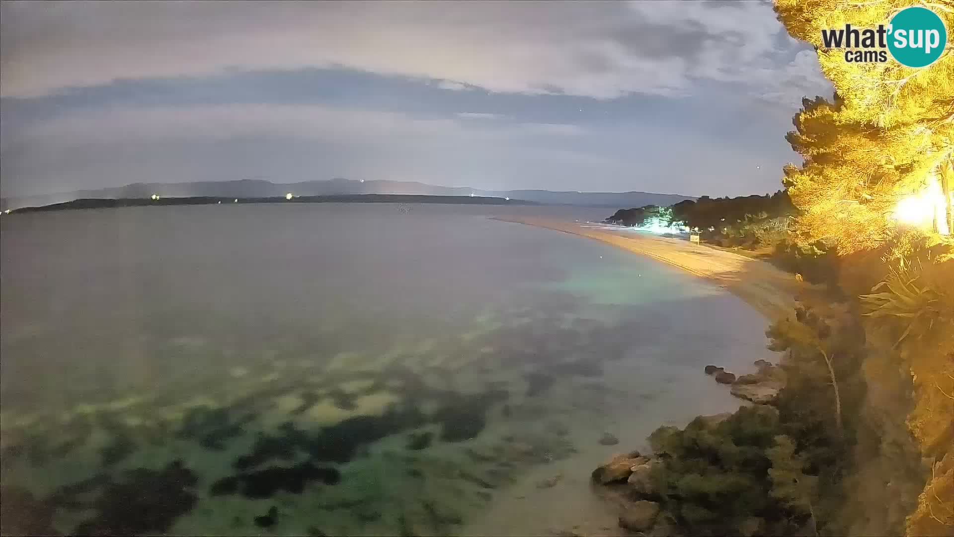 Webcam Bol Zlatni Rat – Vista en vivo desde la isla de Brač