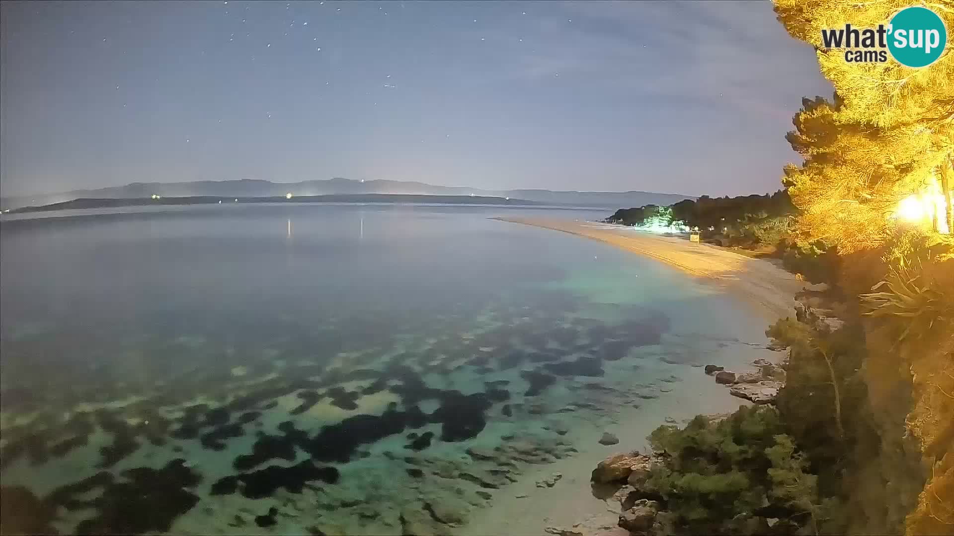 Webcam Zlatni Rat Bol – Liveblick vom berühmten Strand auf Brač