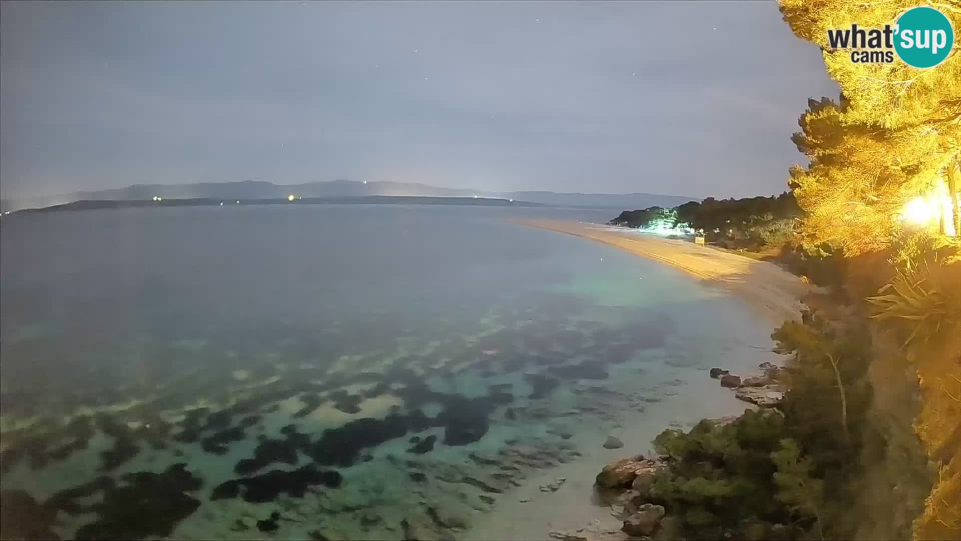 Webcam Bol Zlatni Rat – Vista en vivo desde la isla de Brač