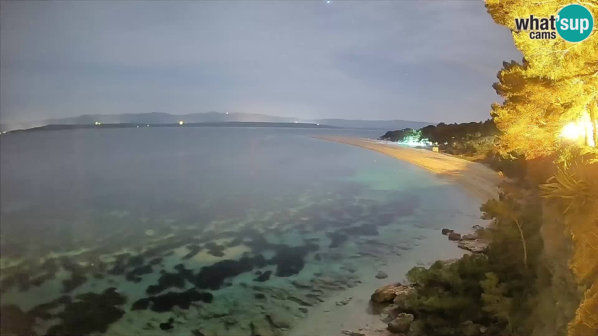 Webcam Bol Zlatni Rat – Vista en vivo desde la isla de Brač