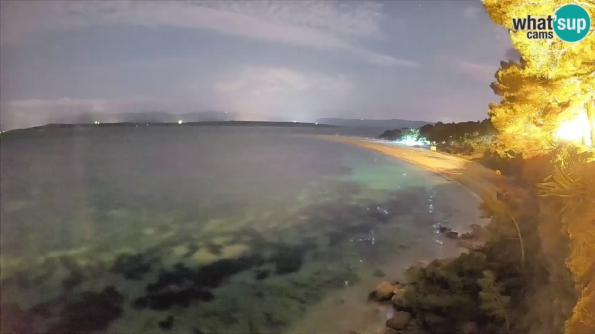 Webcam Bol Zlatni Rat – Vista en vivo desde la isla de Brač
