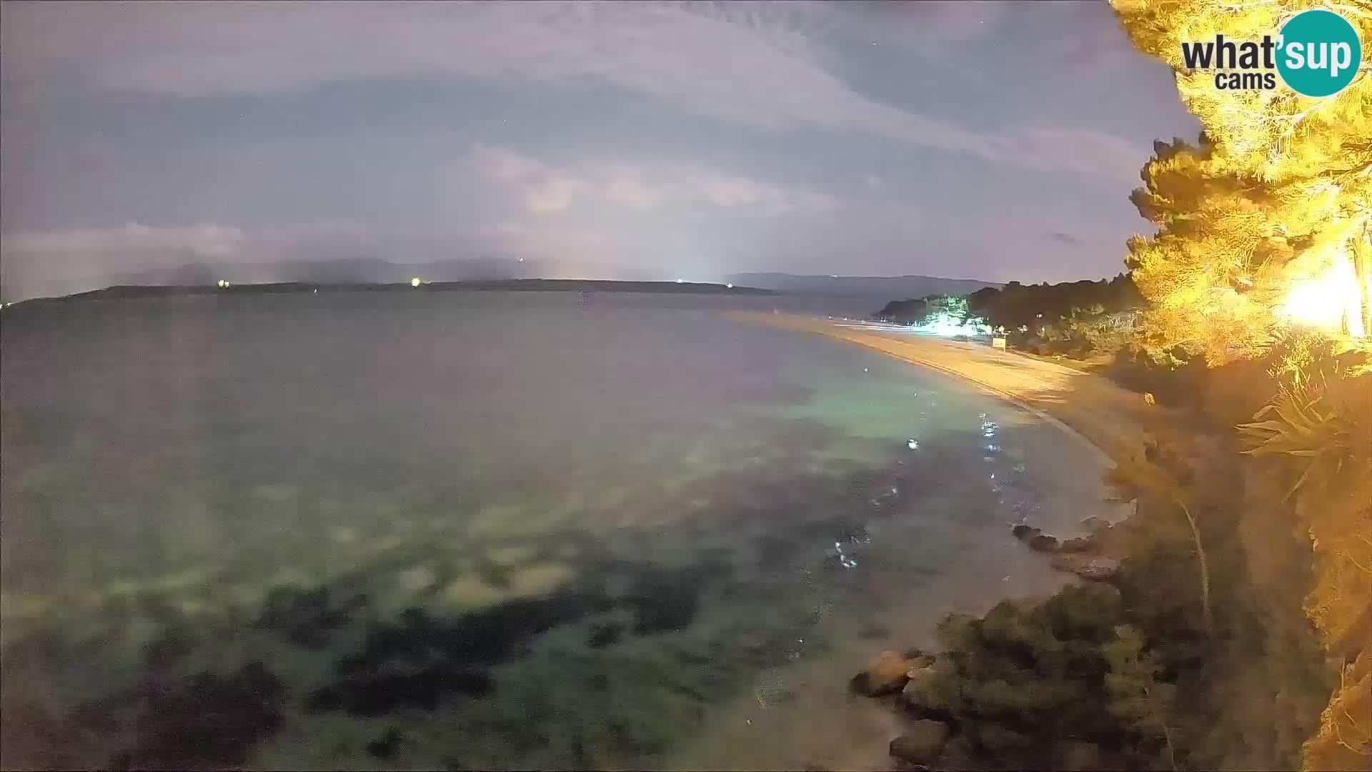 Webcam Bol Zlatni Rat – Vista en vivo desde la isla de Brač