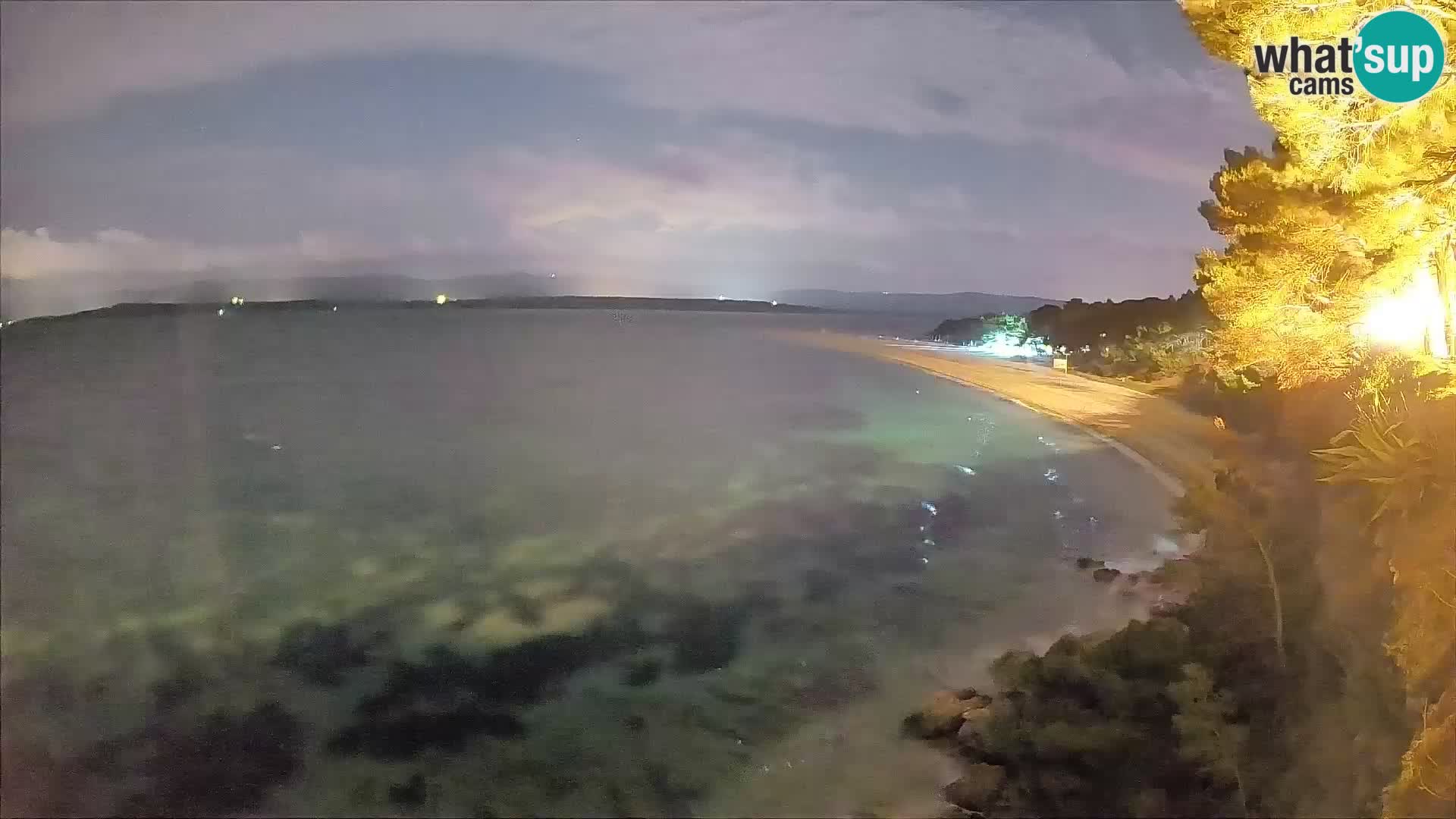 Webcam Bol Zlatni Rat – Vista en vivo desde la isla de Brač