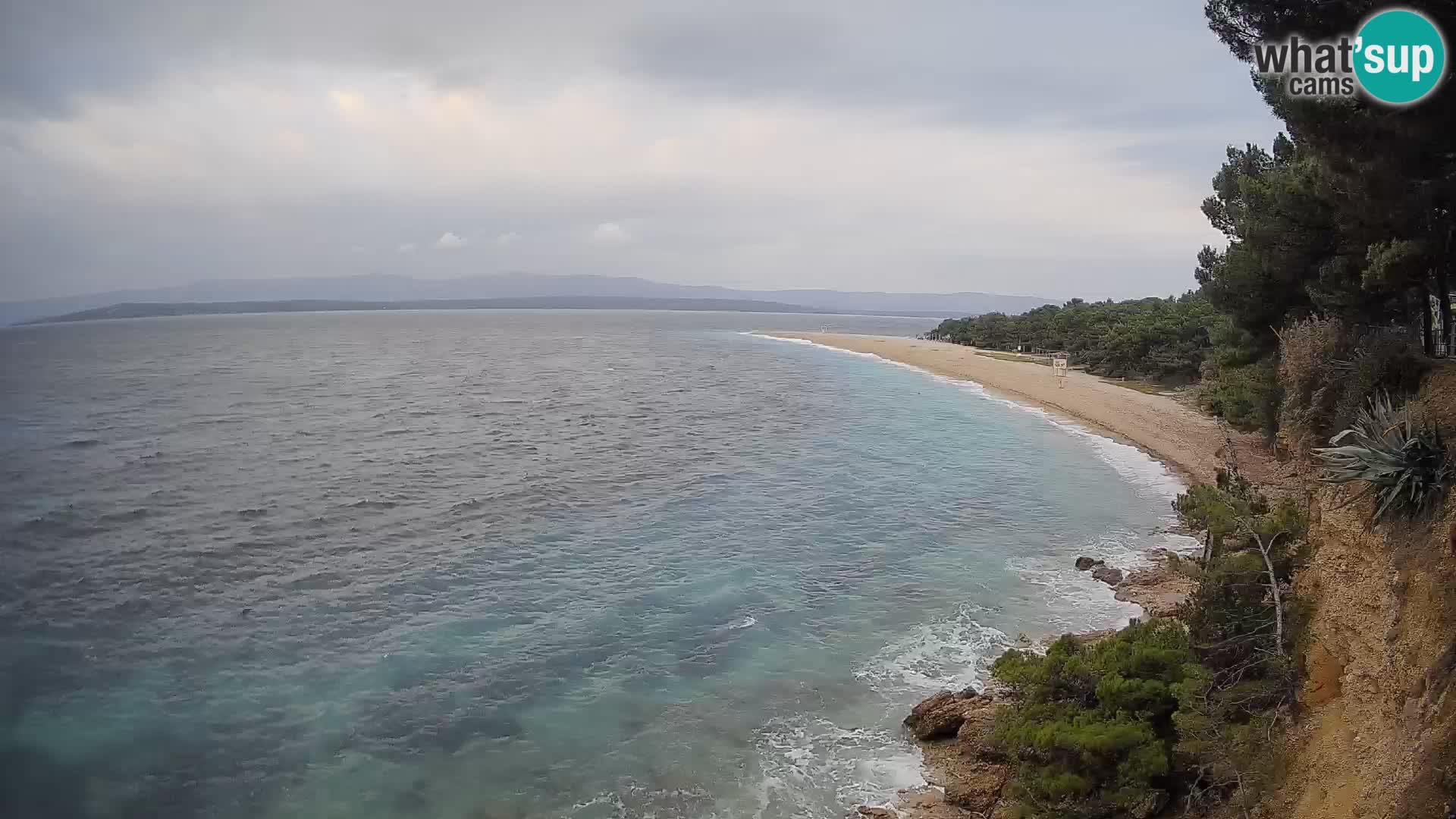 Webcam Bol Zlatni Rat – Vue en direct depuis l’île de Brač
