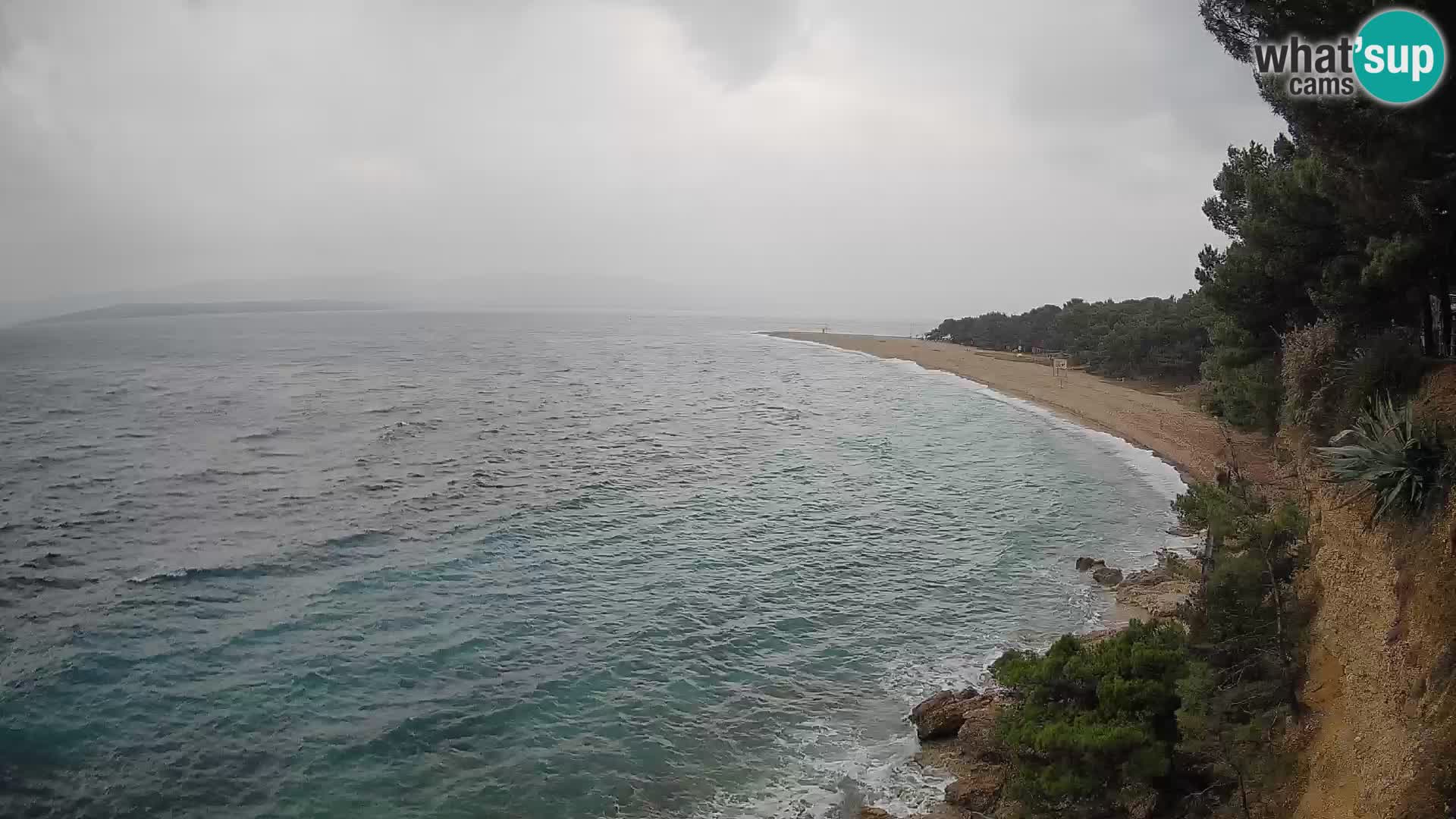 Web kamera Bol Zlatni Rat – Pogled uživo s otoka Brača