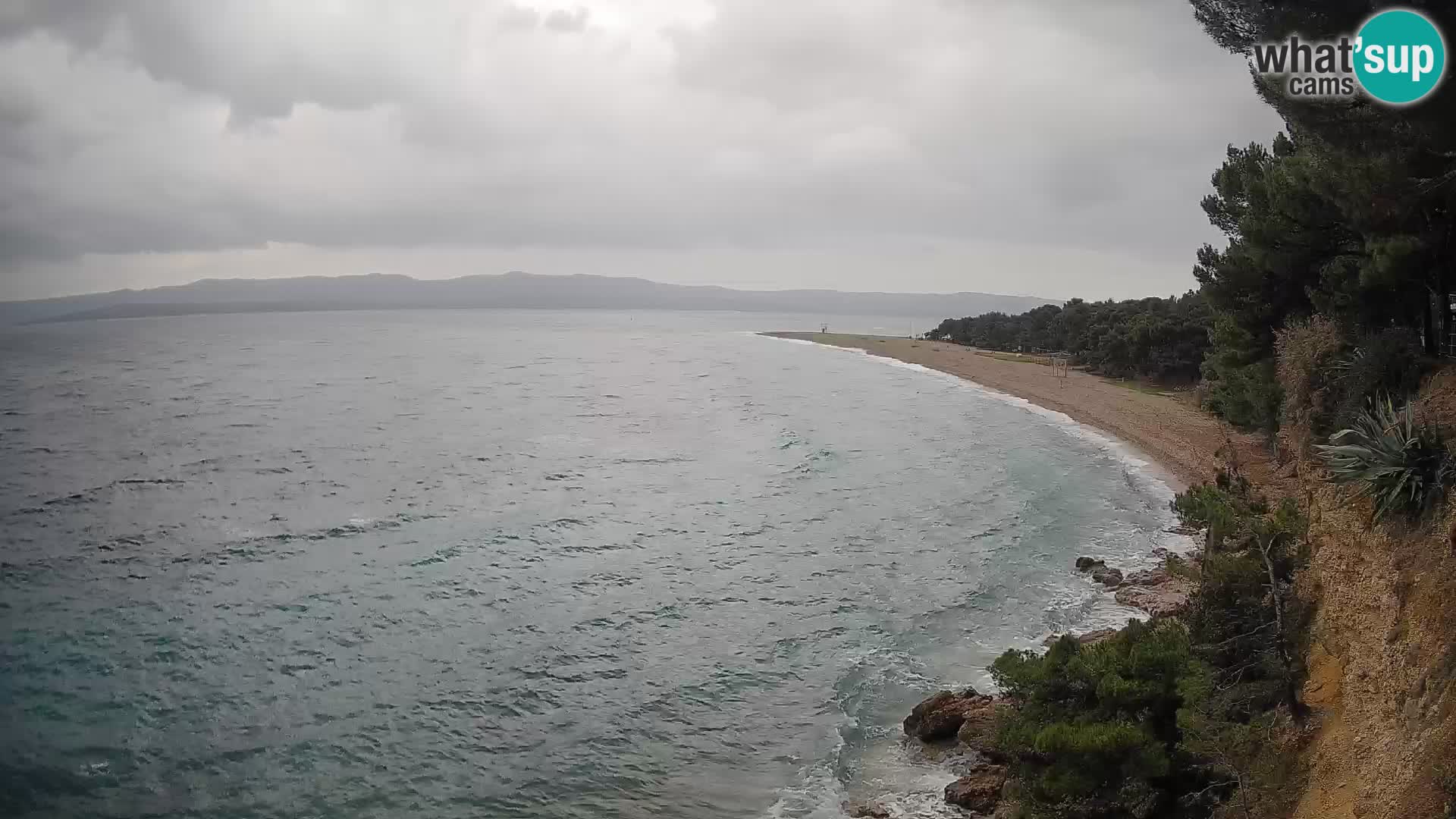 Webcam Bol Zlatni Rat – Vue en direct depuis l’île de Brač