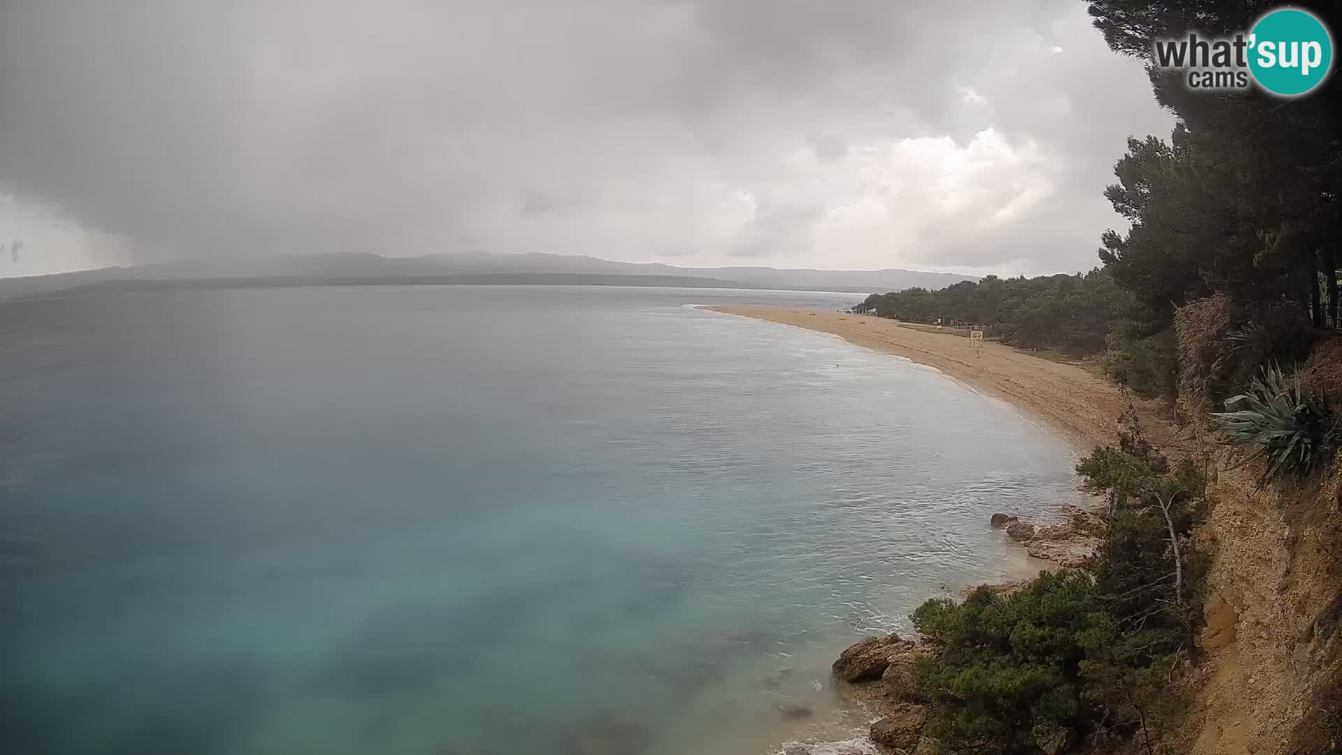 Webcam Bol Zlatni Rat – Vista en vivo desde la isla de Brač