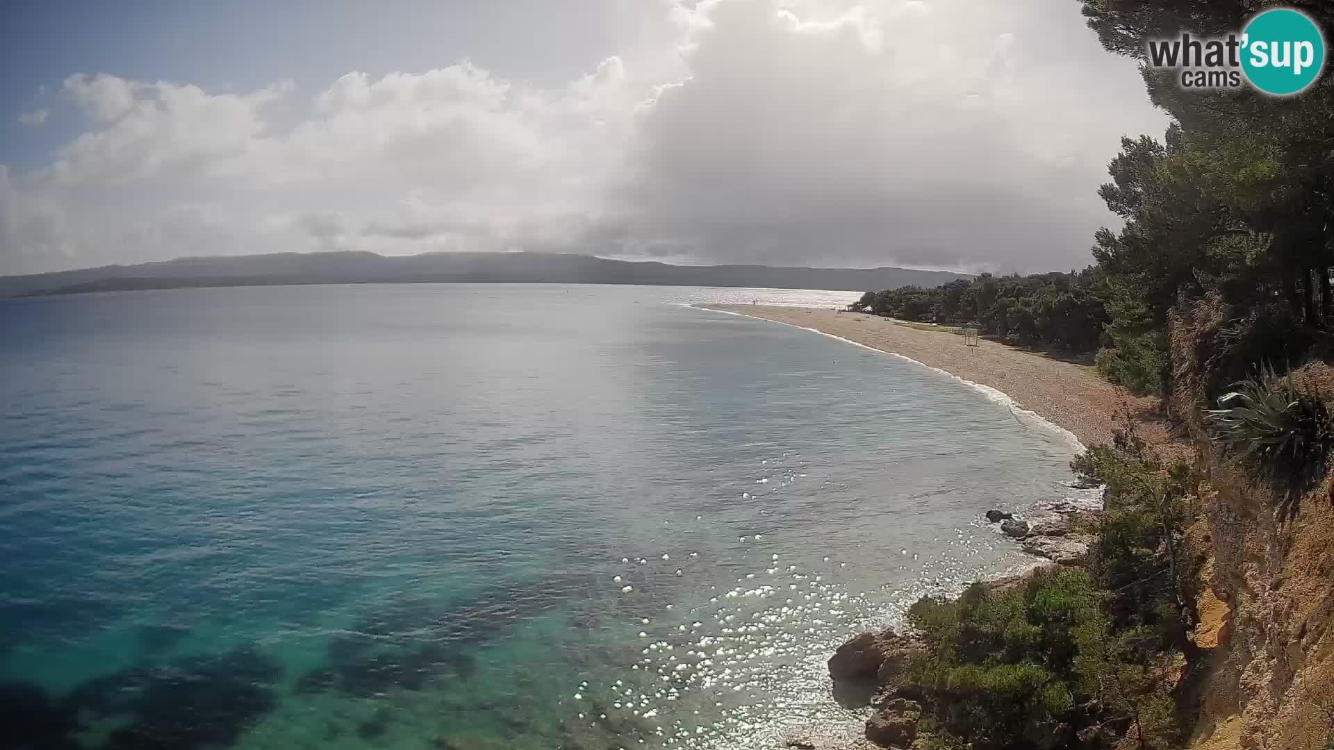 Webcam Zlatni Rat Bol – Liveblick vom berühmten Strand auf Brač