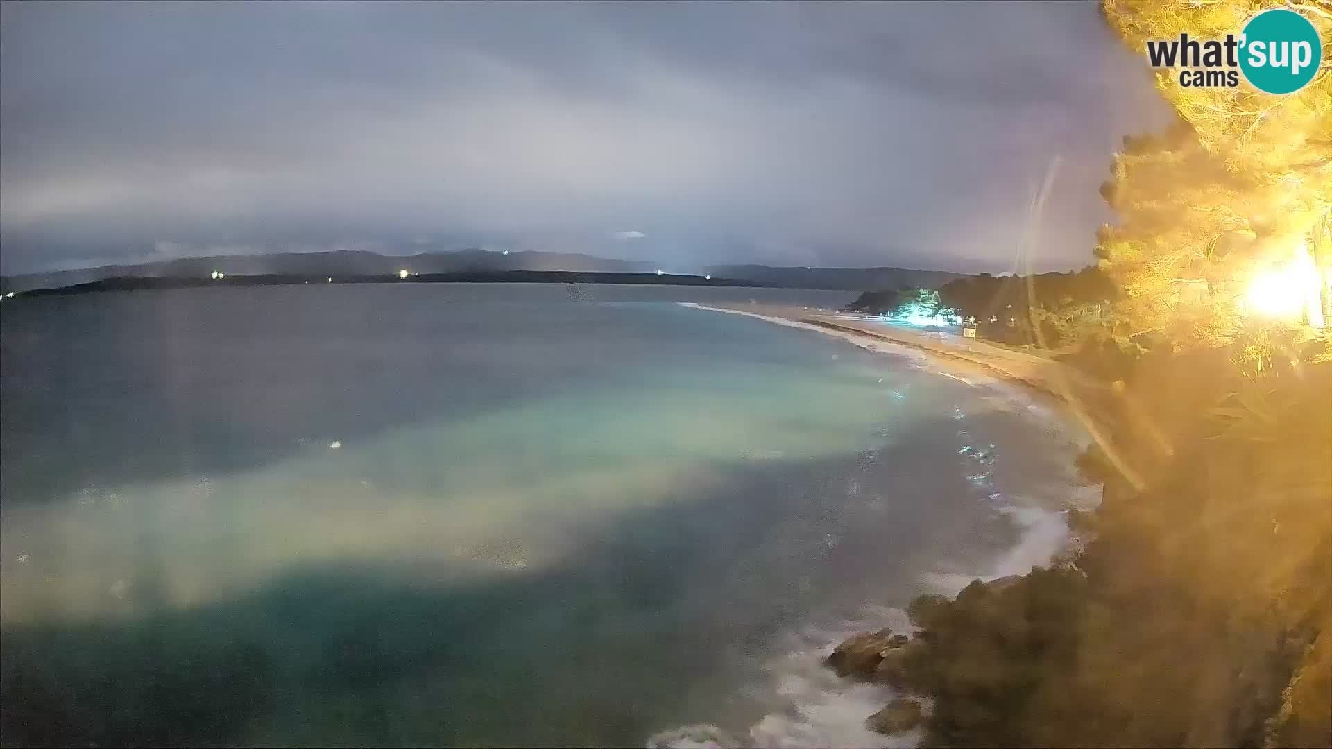 Webcam Zlatni Rat Bol – Liveblick vom berühmten Strand auf Brač
