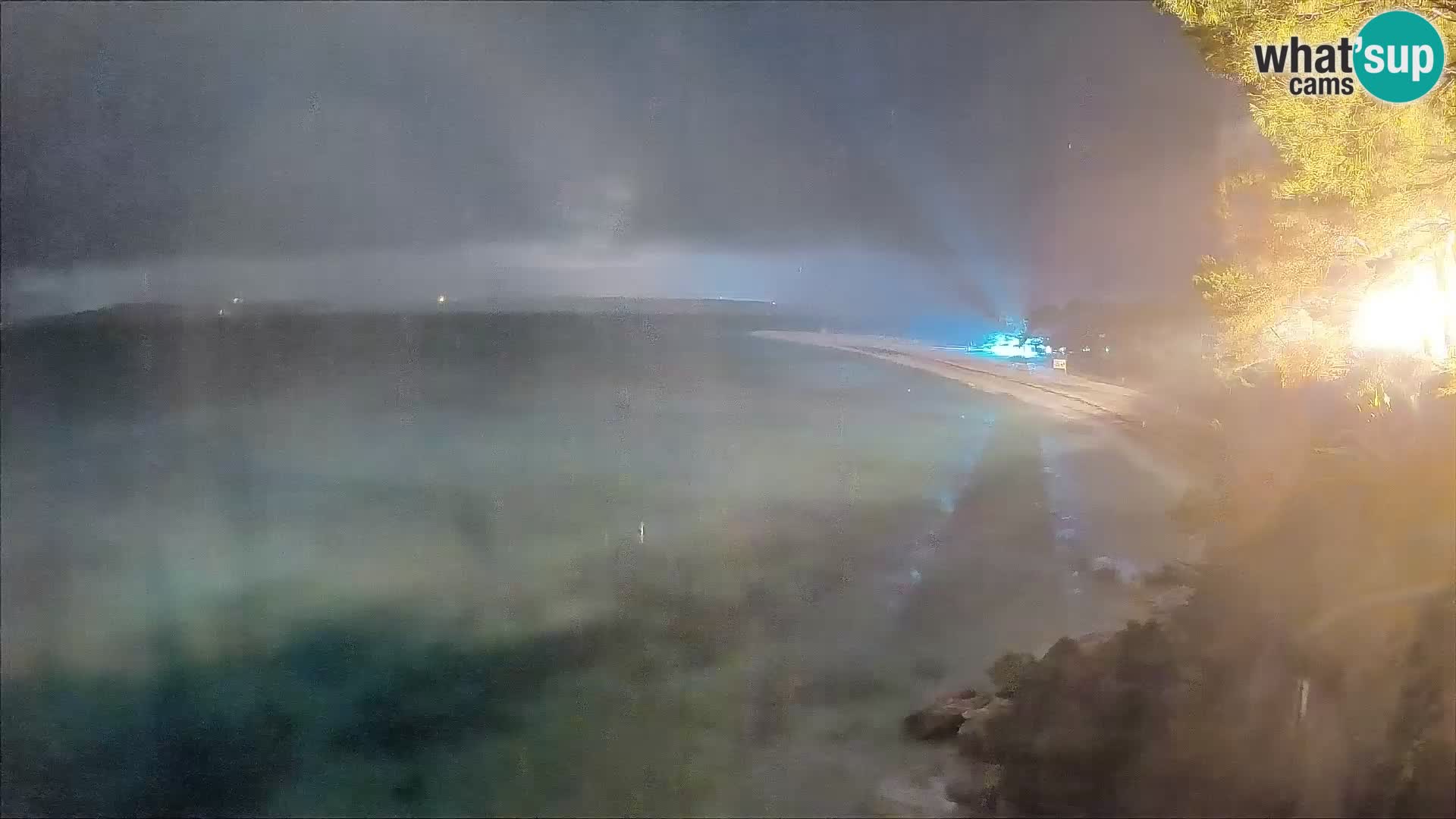 Webcam Bol Zlatni Rat – Vista en vivo desde la isla de Brač