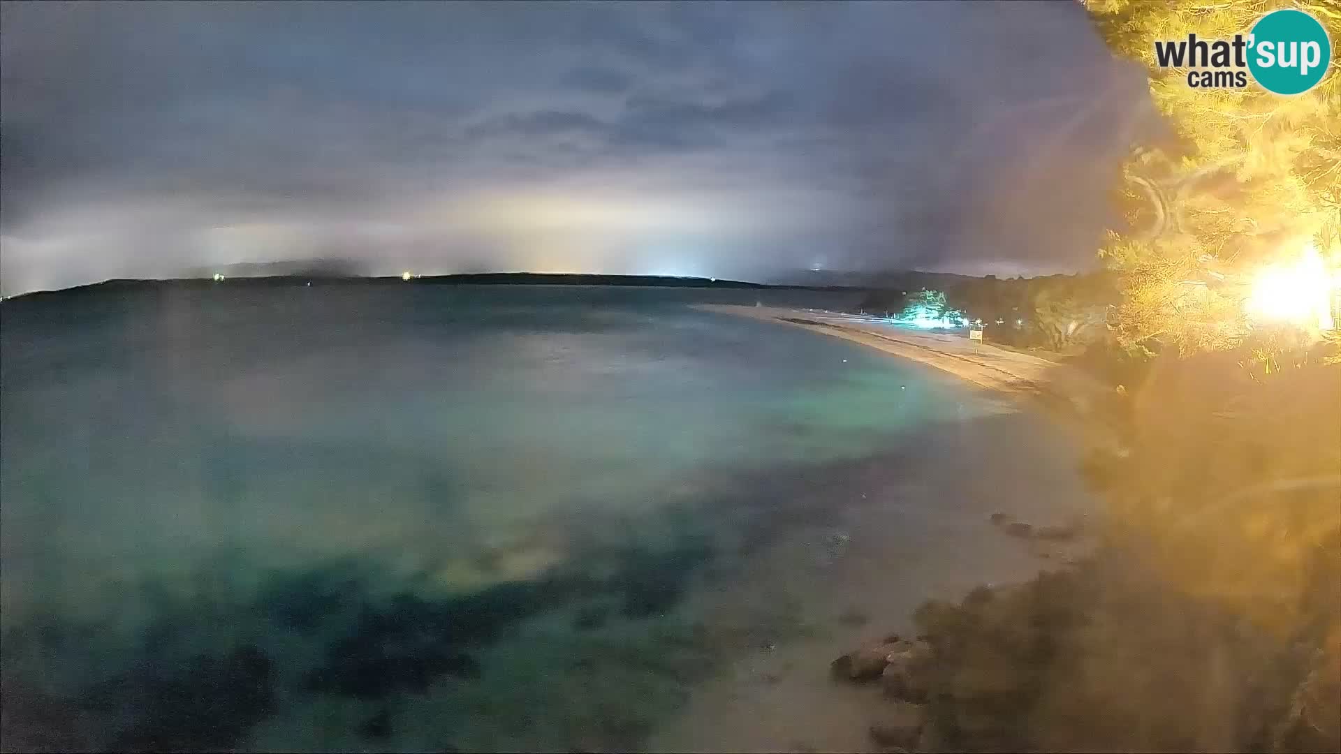 Webcam Bol Zlatni Rat – Vista en vivo desde la isla de Brač