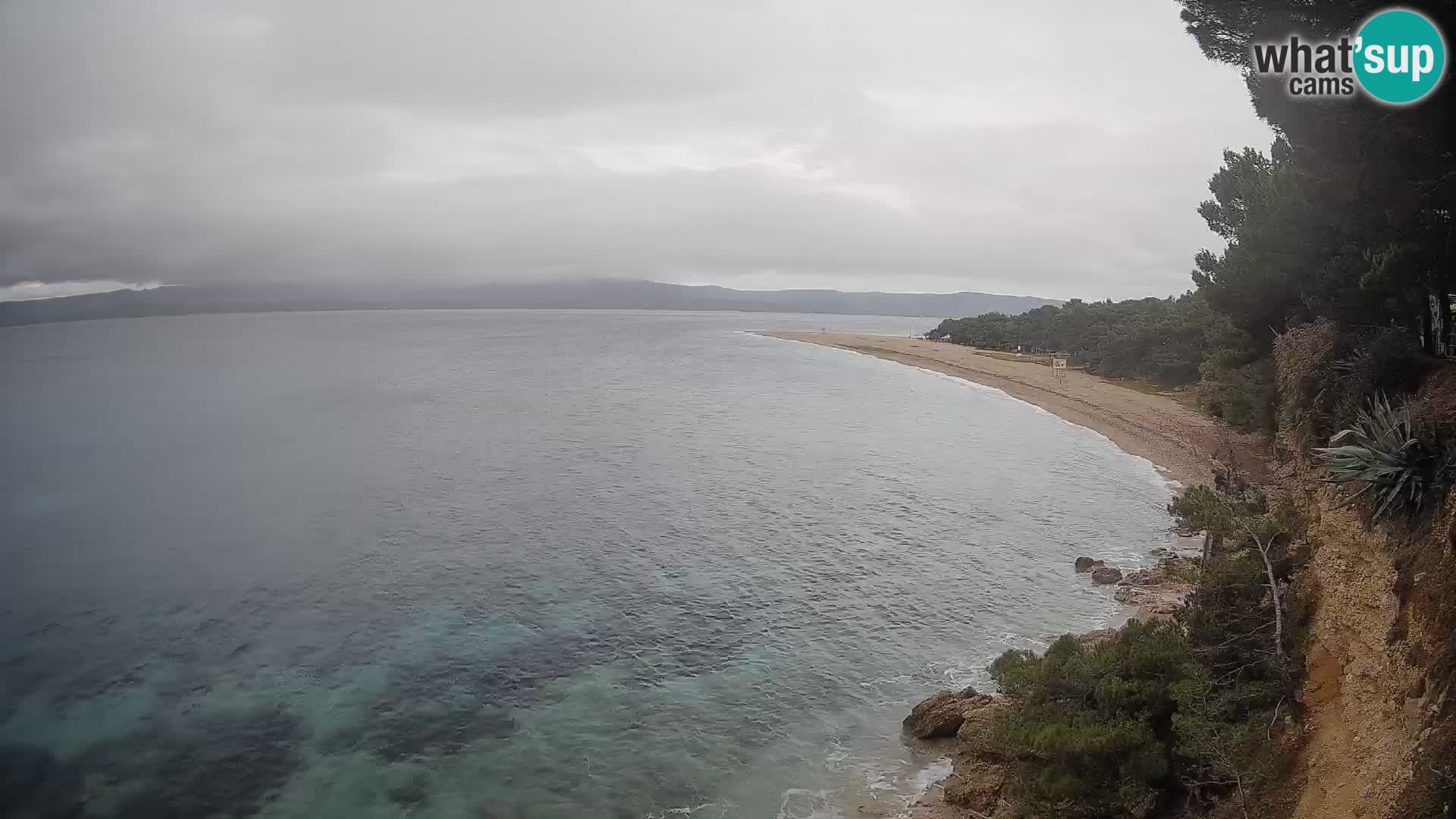 Web kamera Bol Zlatni Rat – Pogled uživo s otoka Brača