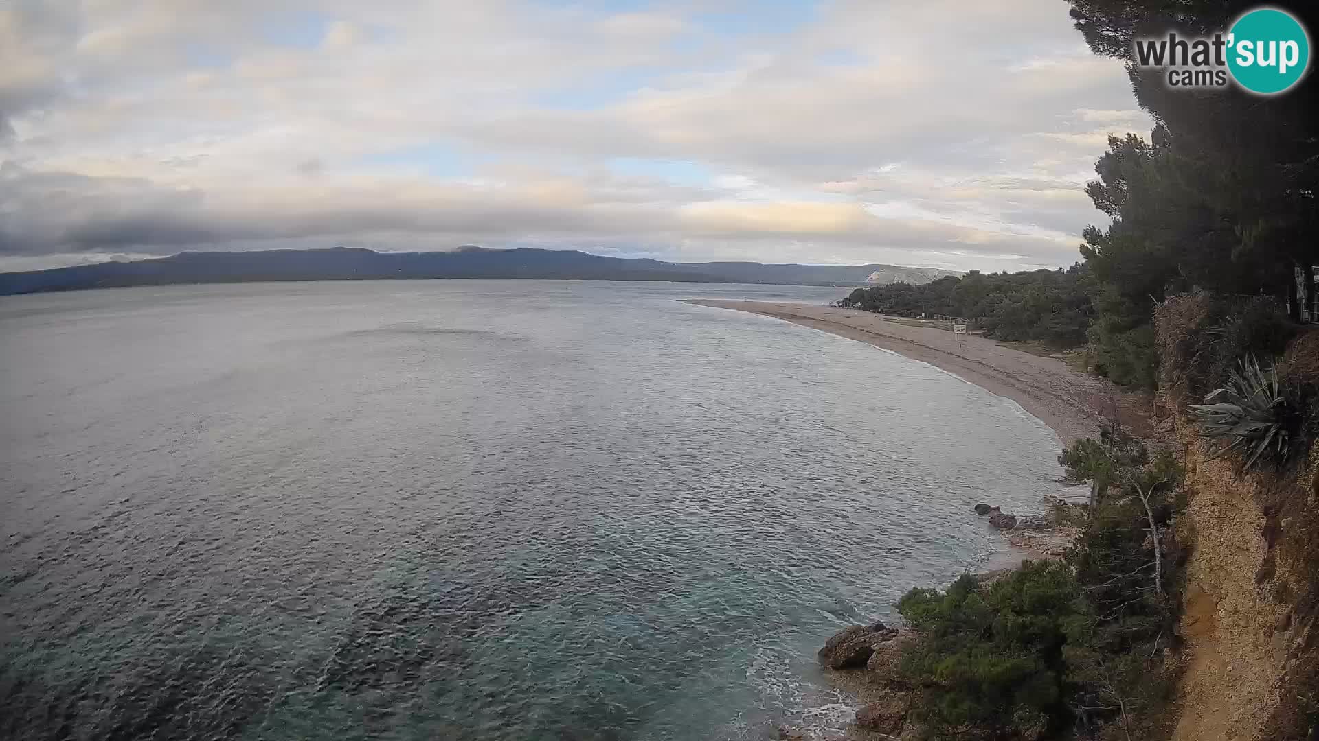 Webcam Zlatni Rat Bol – Liveblick vom berühmten Strand auf Brač