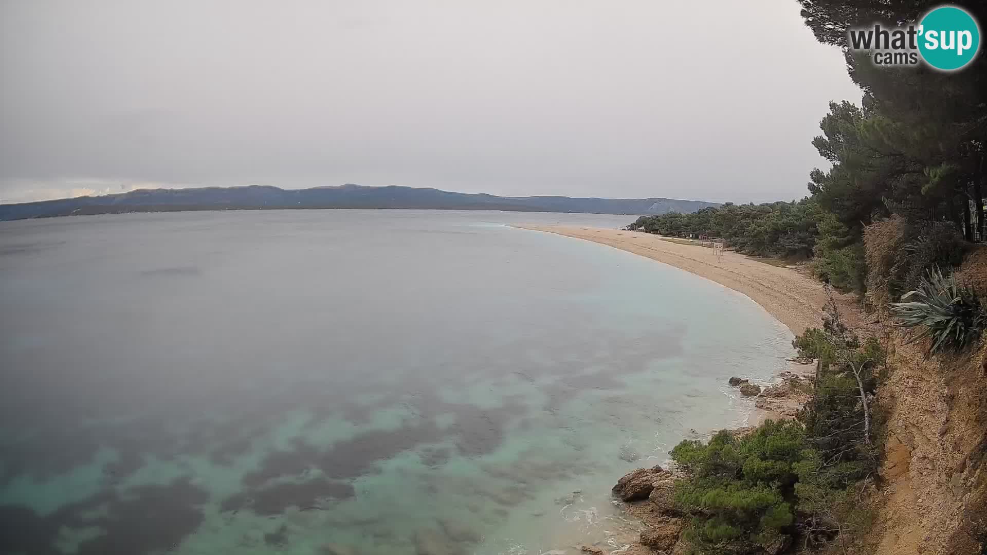Web kamera Bol Zlatni Rat – Pogled uživo s otoka Brača