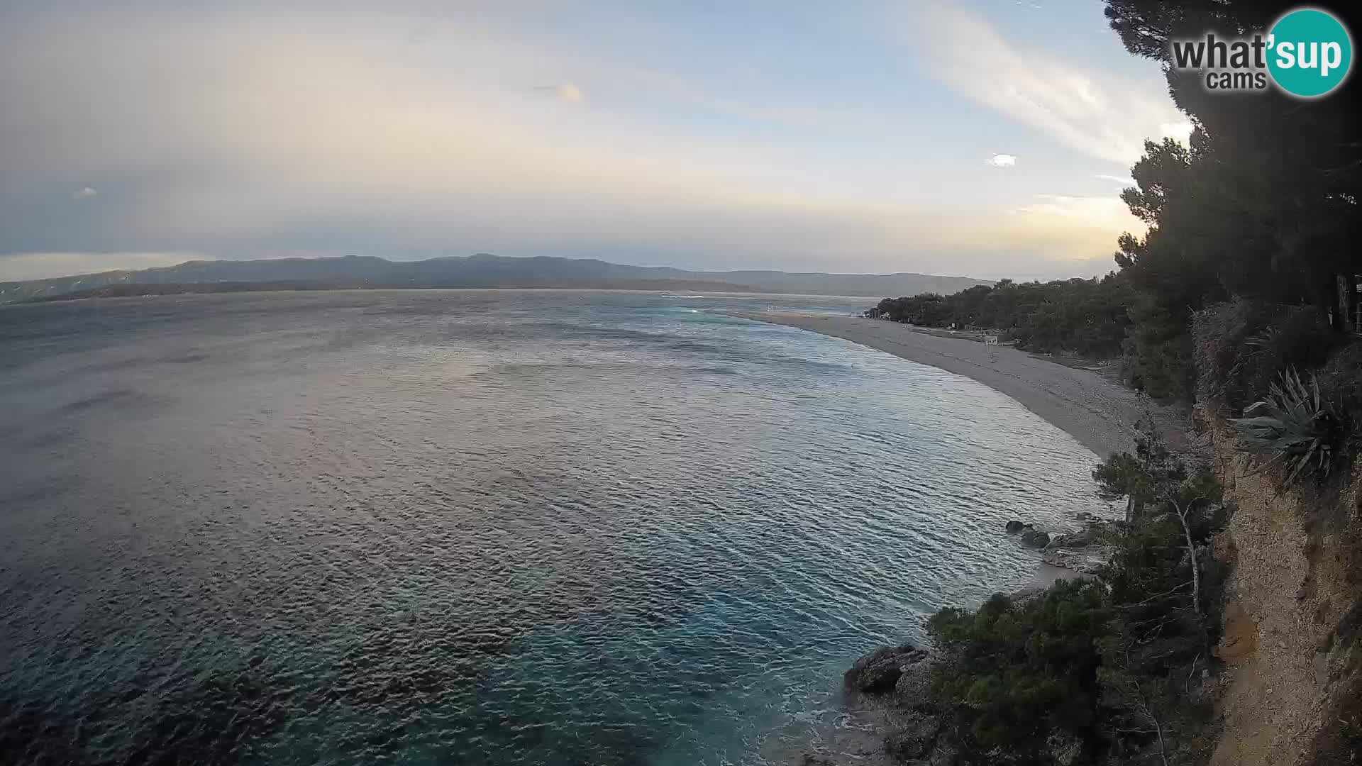 Webcam Zlatni Rat Bol – Liveblick vom berühmten Strand auf Brač