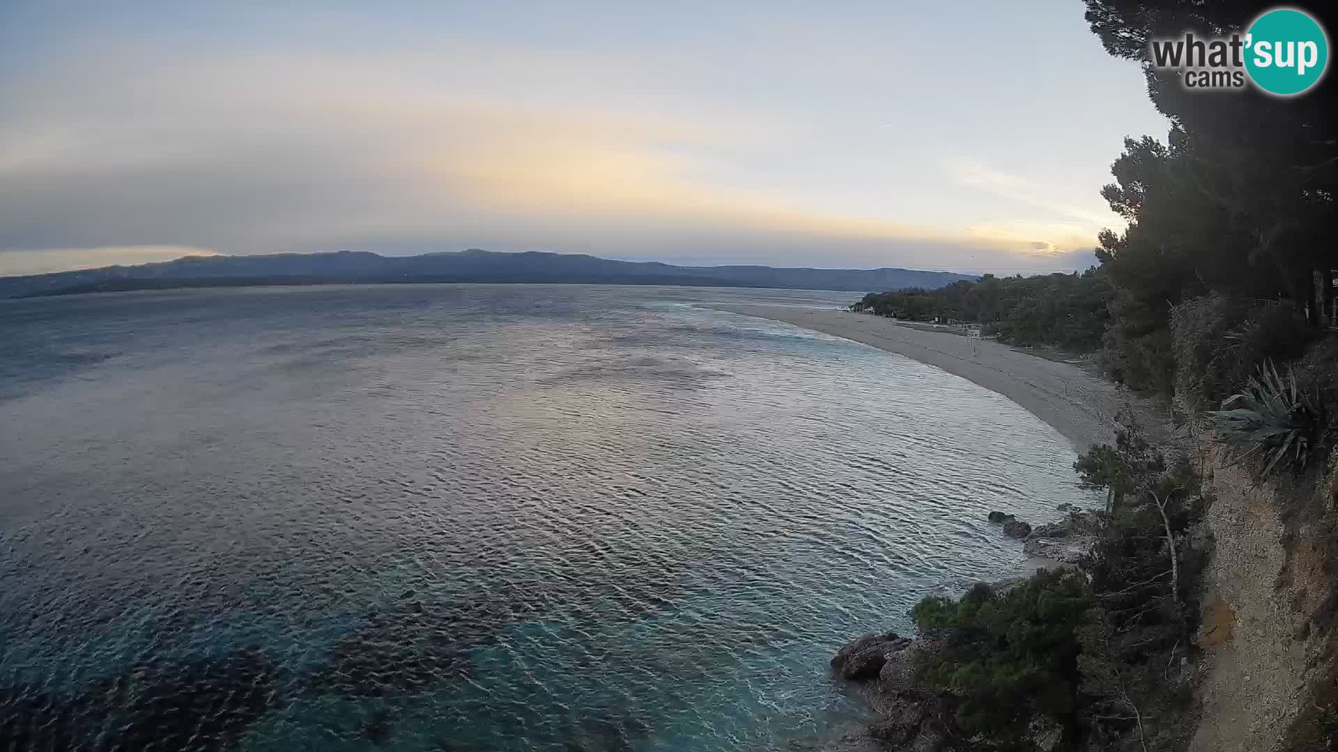 Webcam Bol Zlatni Rat – Vista en vivo desde la isla de Brač