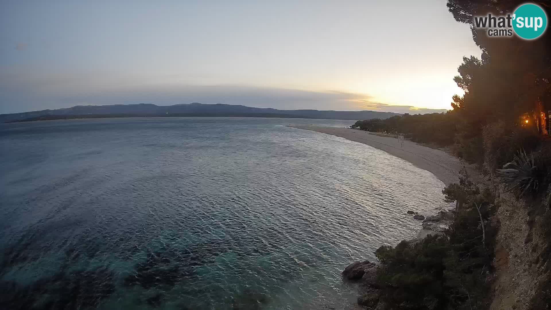 Webcam Zlatni Rat Bol – Liveblick vom berühmten Strand auf Brač