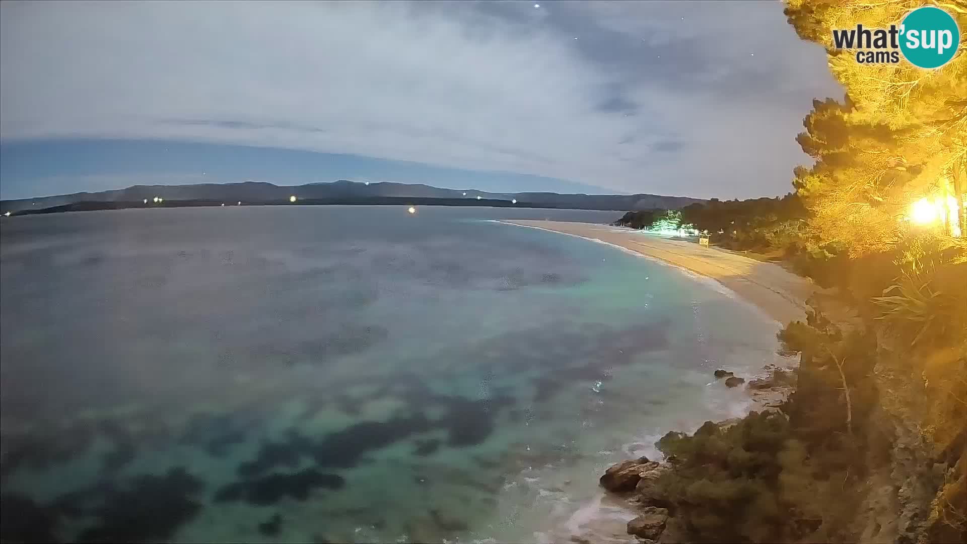 Webcam Zlatni Rat Bol – Liveblick vom berühmten Strand auf Brač