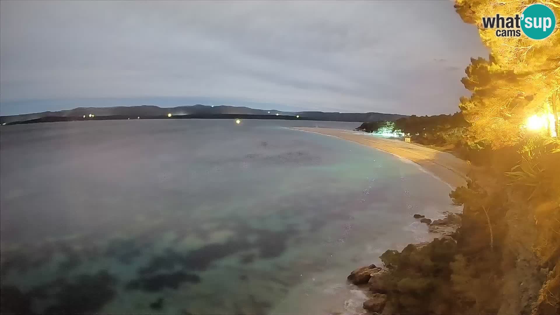 Webcam Bol Zlatni Rat – Vista en vivo desde la isla de Brač
