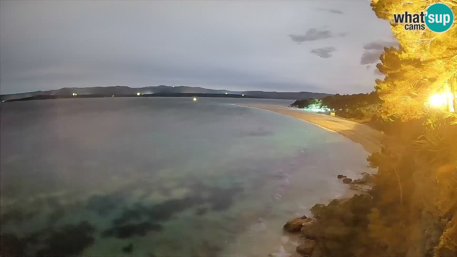 Webcam Zlatni Rat Bol – Liveblick vom berühmten Strand auf Brač