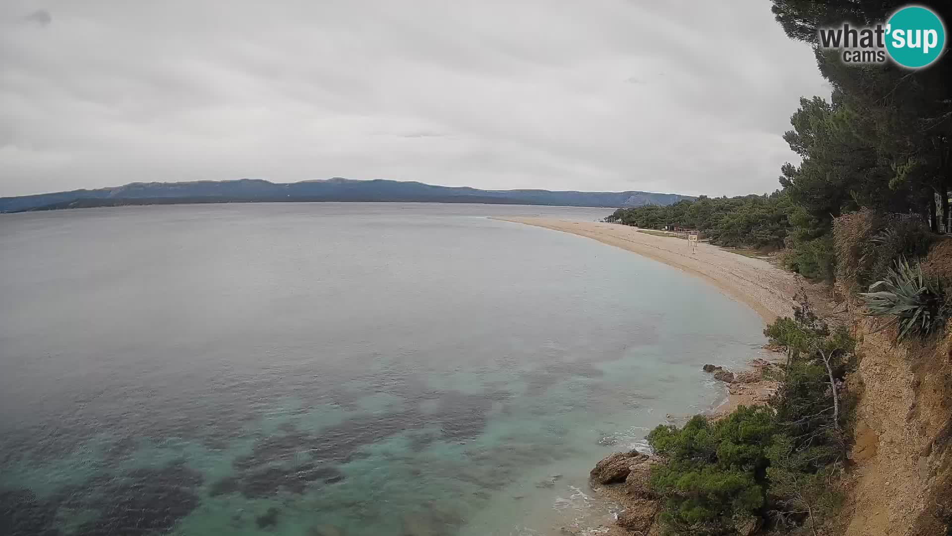 Webcam Bol Zlatni Rat – Vue en direct depuis l’île de Brač