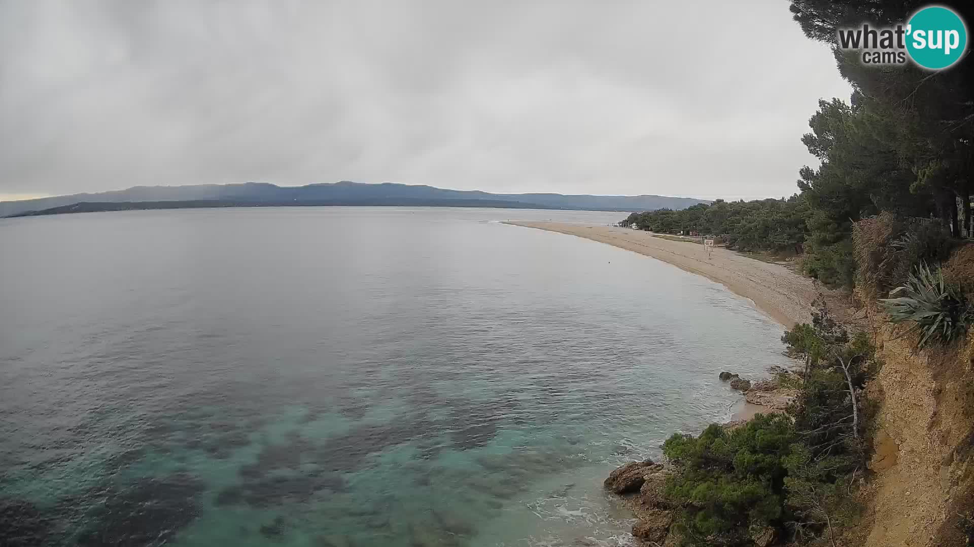 Web kamera Bol Zlatni Rat – Pogled uživo s otoka Brača