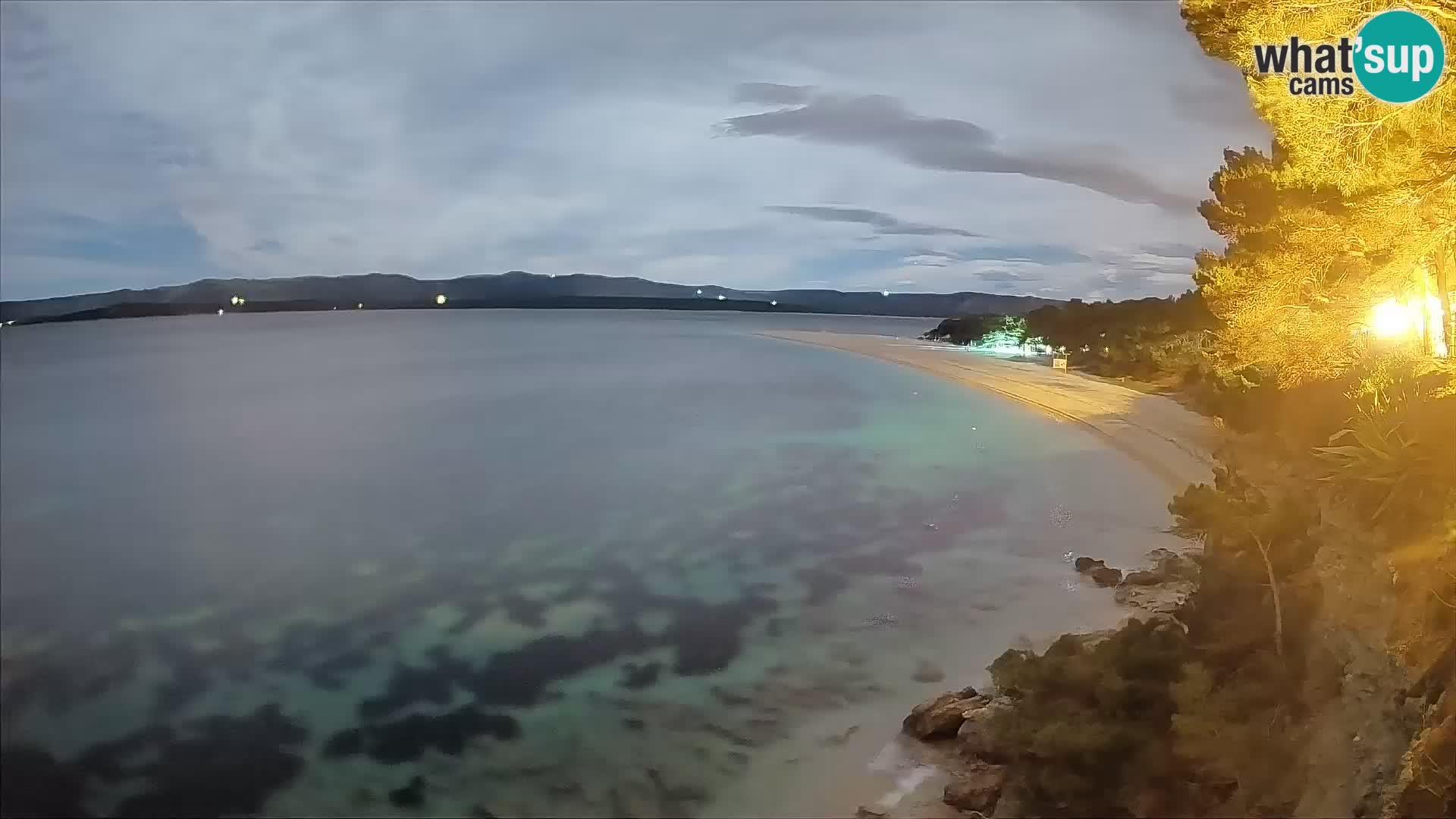 Webcam Bol Zlatni Rat – Vista en vivo desde la isla de Brač